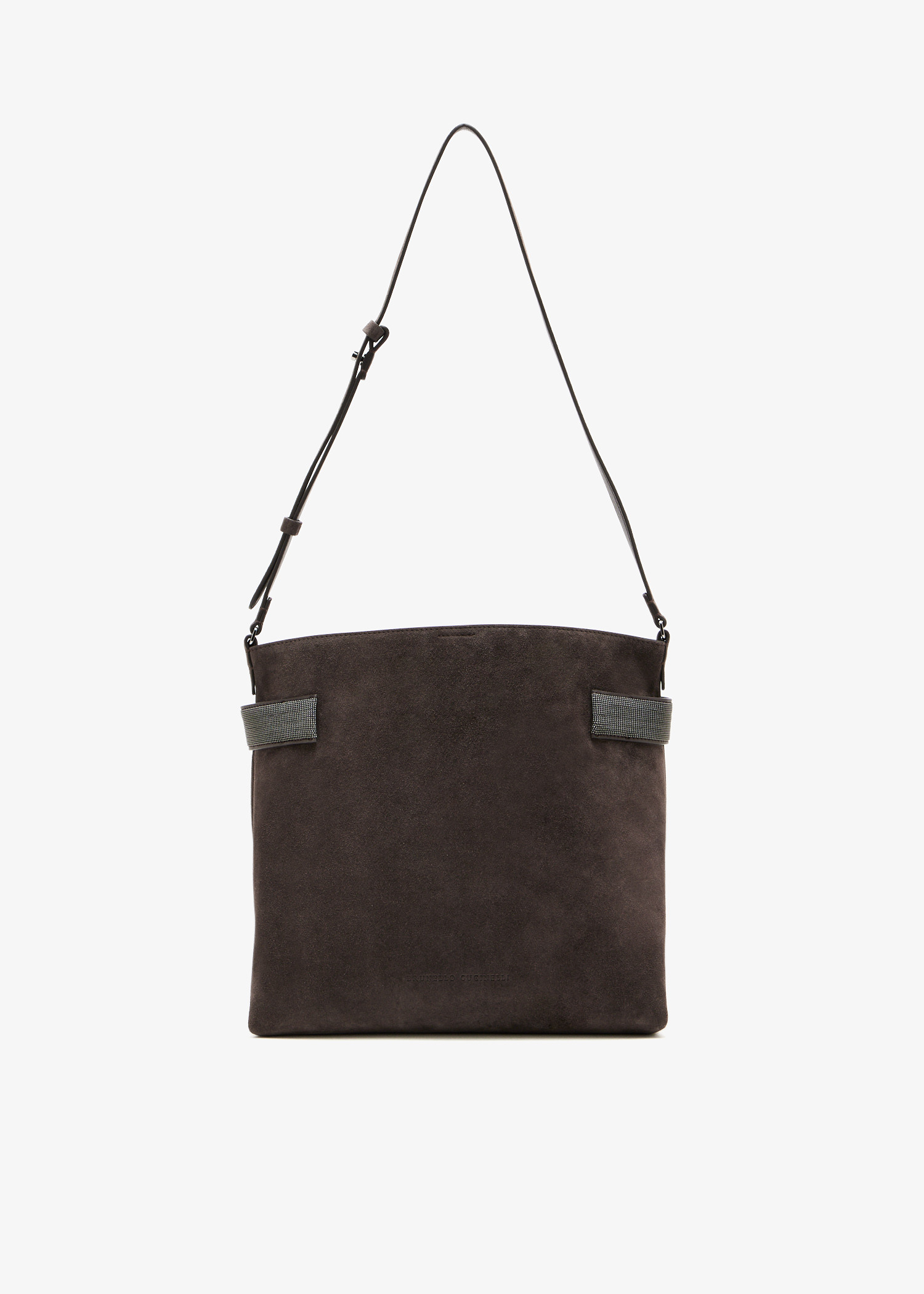 Monili bead-embellished shoulder bag, Brown
Monili bead-embellished shoulder bag, Brown