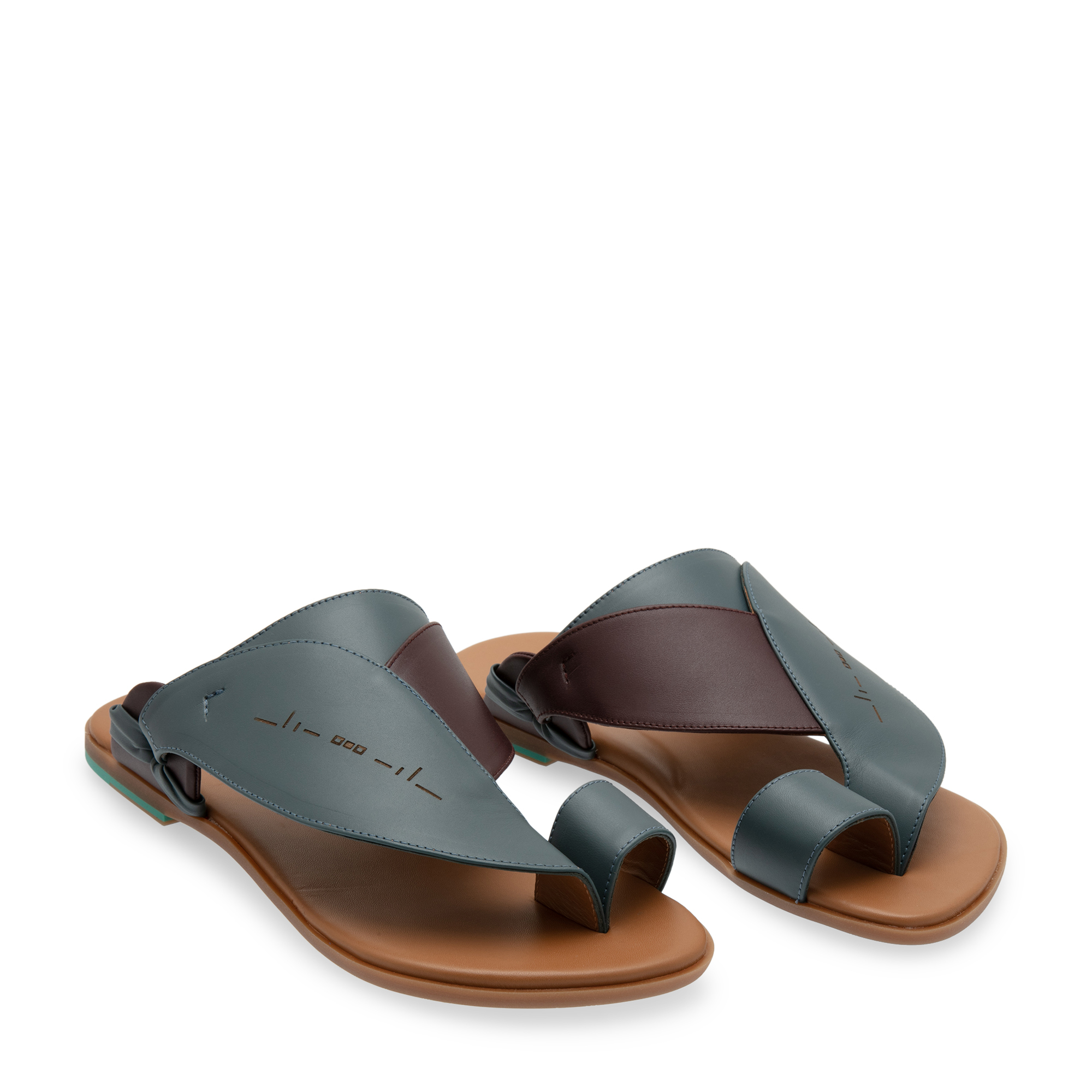 Bir Hima sandals, Blue