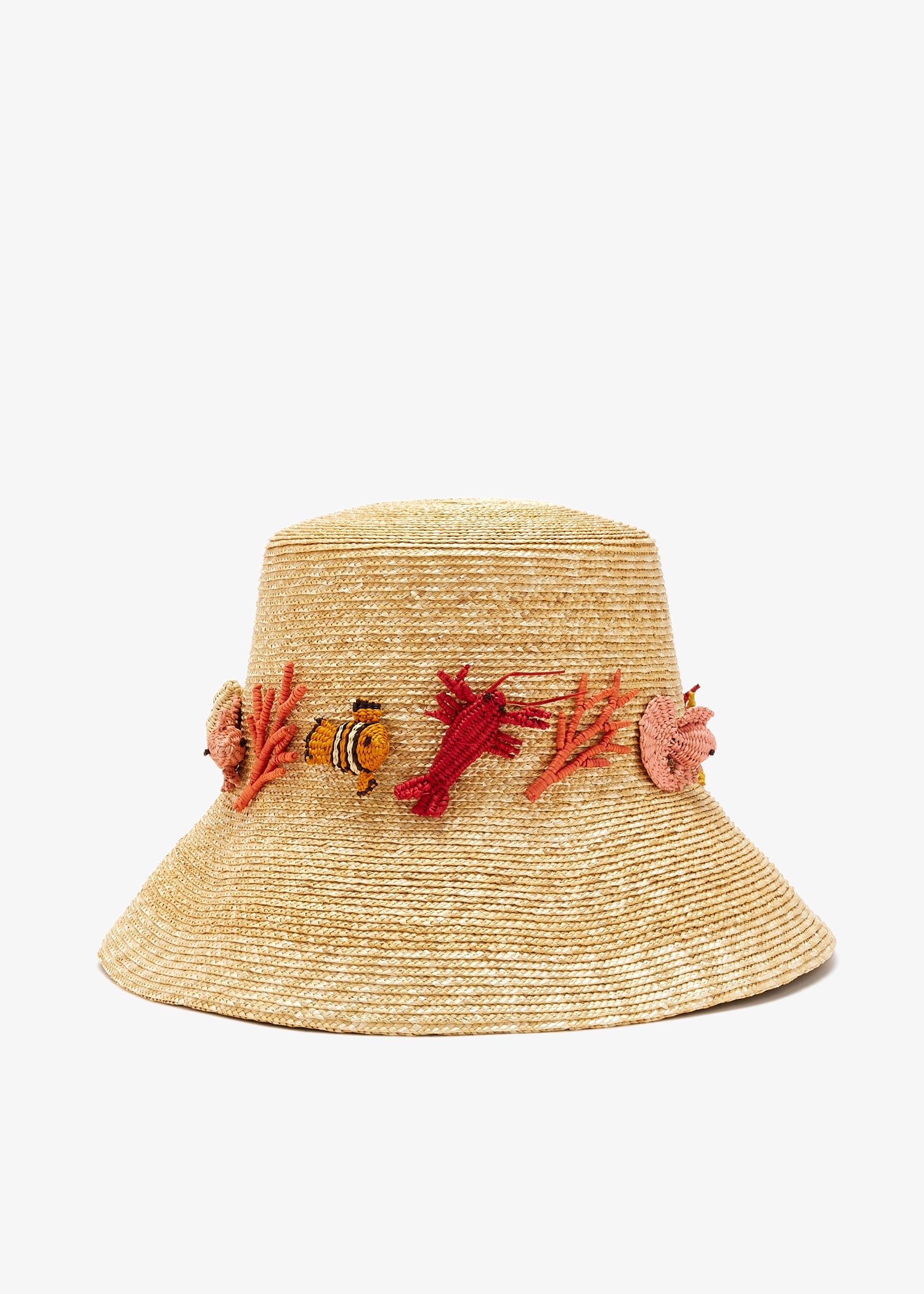 Marea straw bucket hat, Beige
Marea straw bucket hat, Beige