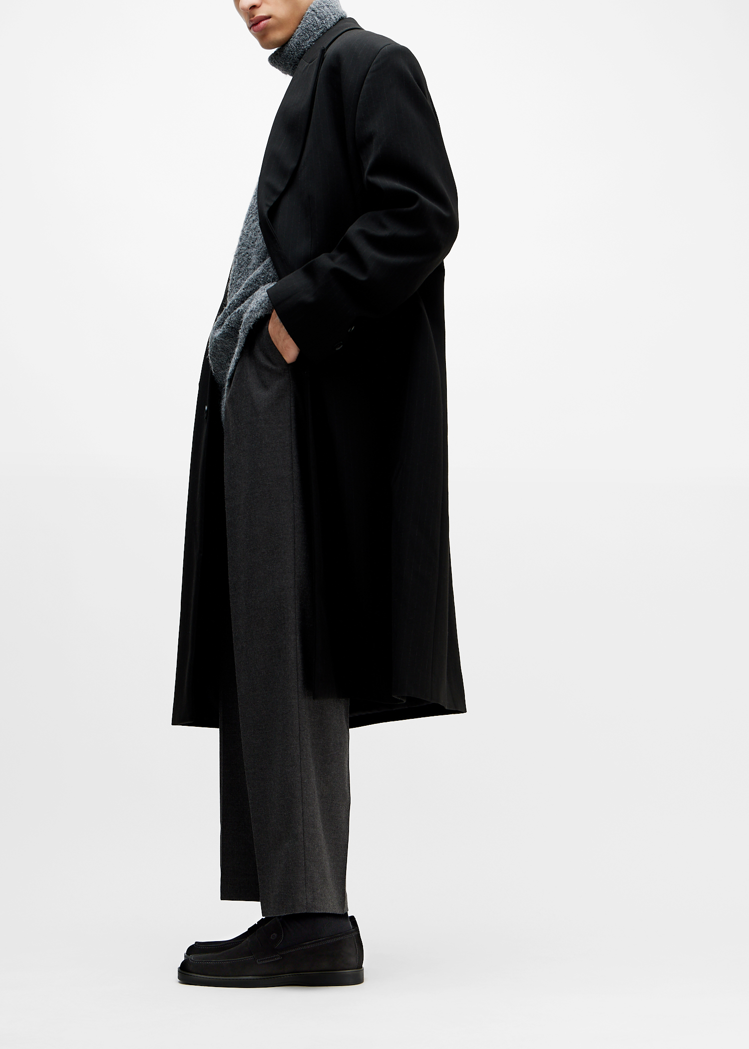 Serene suede loafers, Black