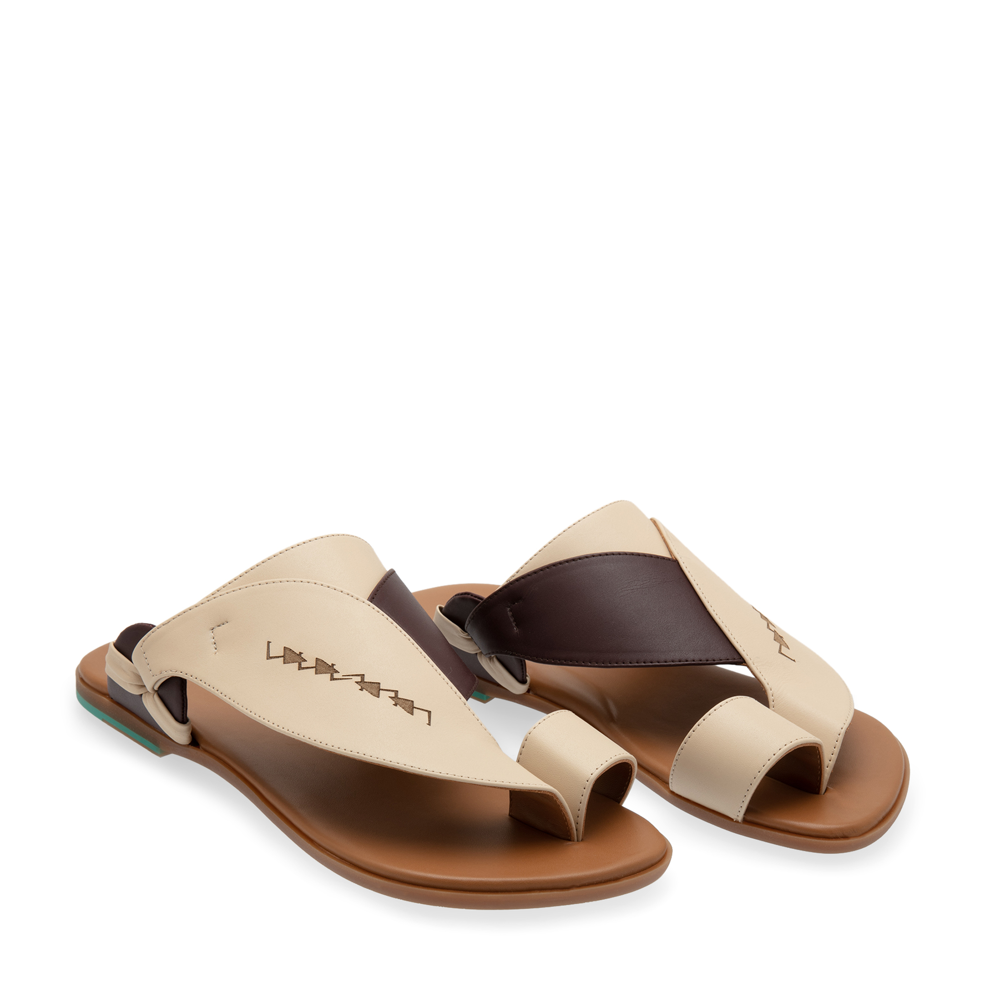 Jubbah sandals, Beige