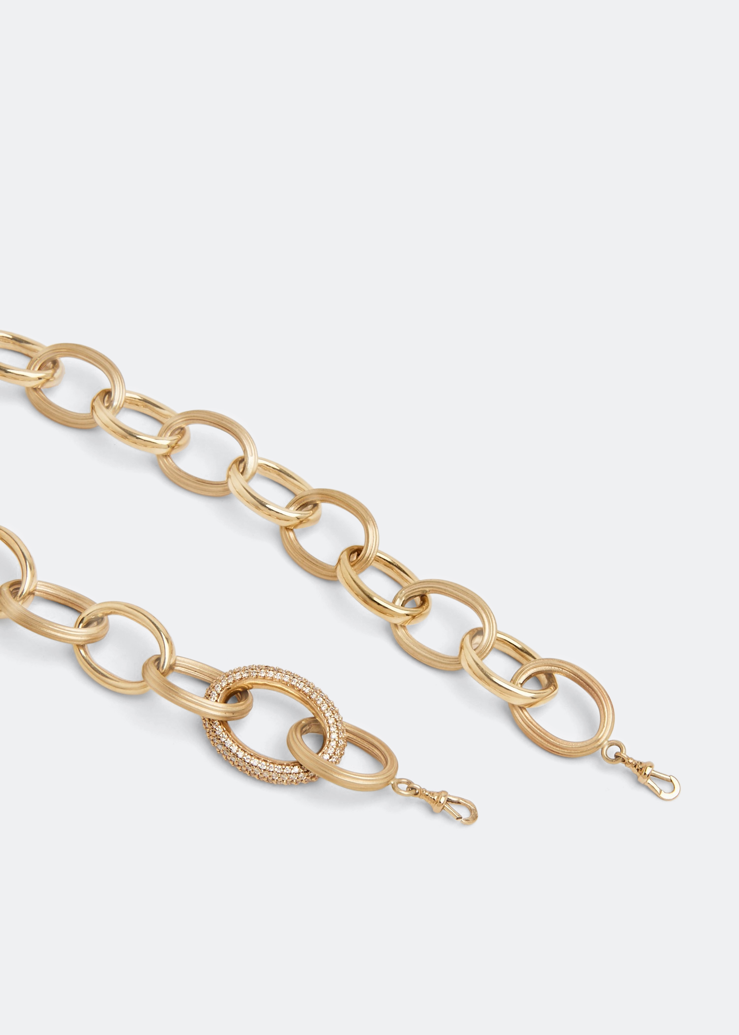 Rosa XL Diamonds Chain necklace, Gold