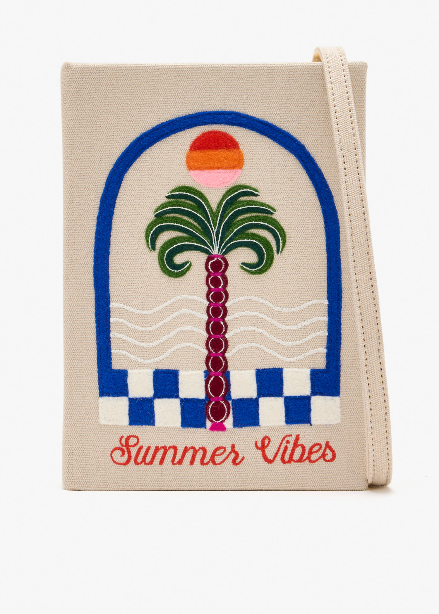 Summer Vibes book clutch, Beige
Summer Vibes book clutch, Beige