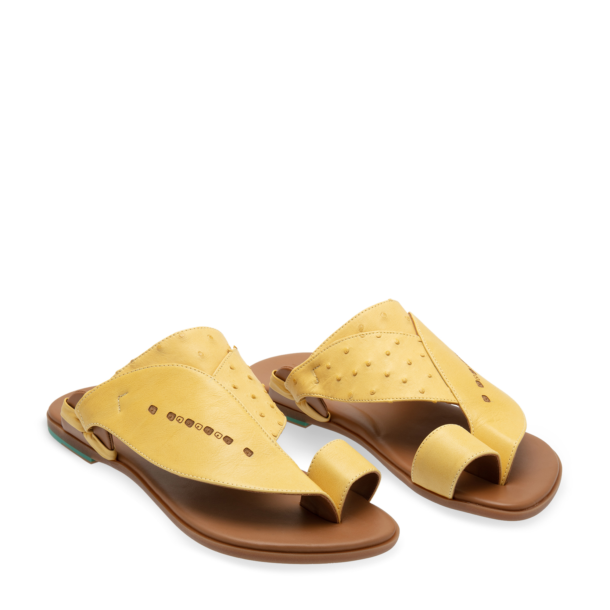 Musayqira sandals, Yellow
