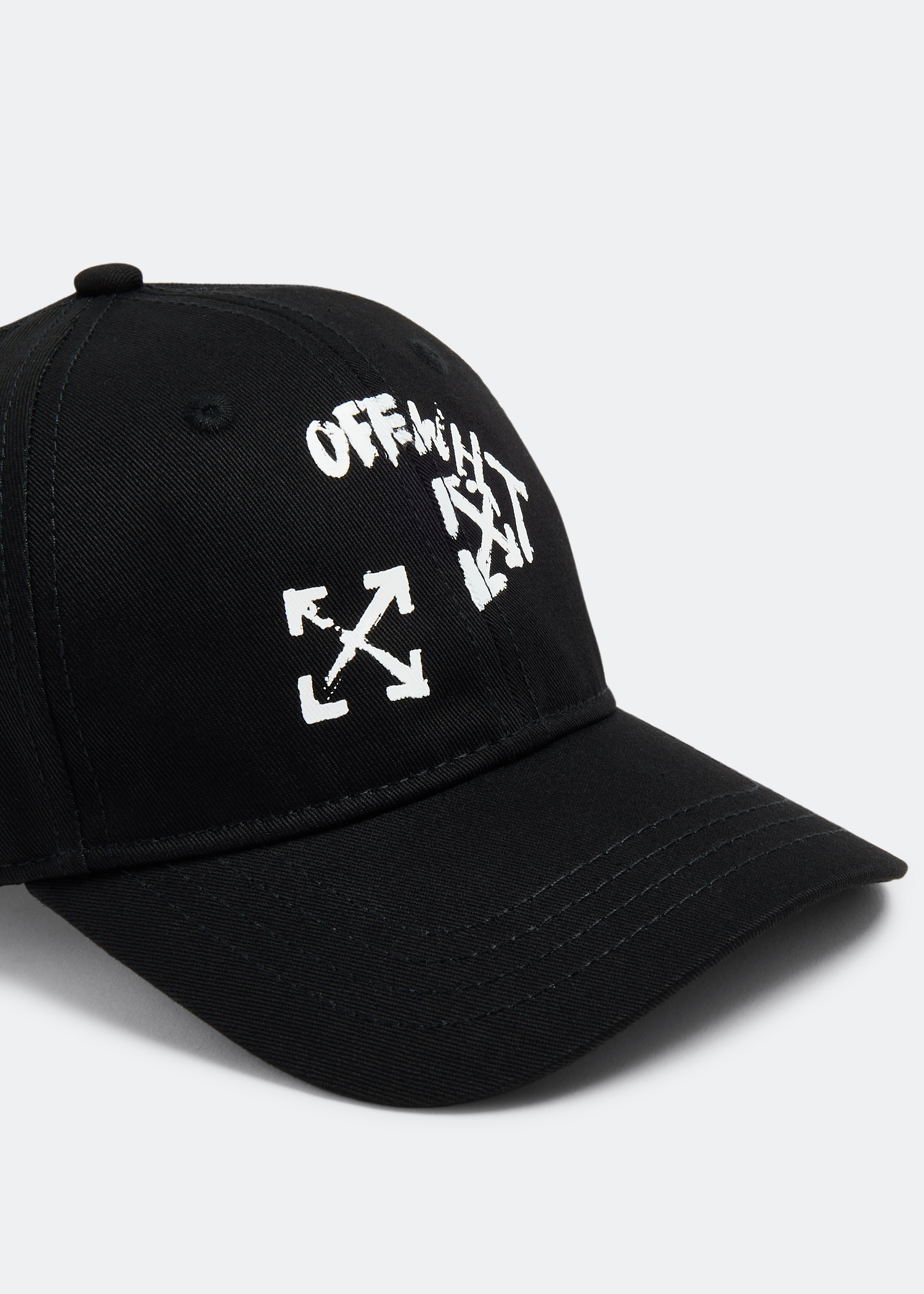 Logo baseball hat, Black