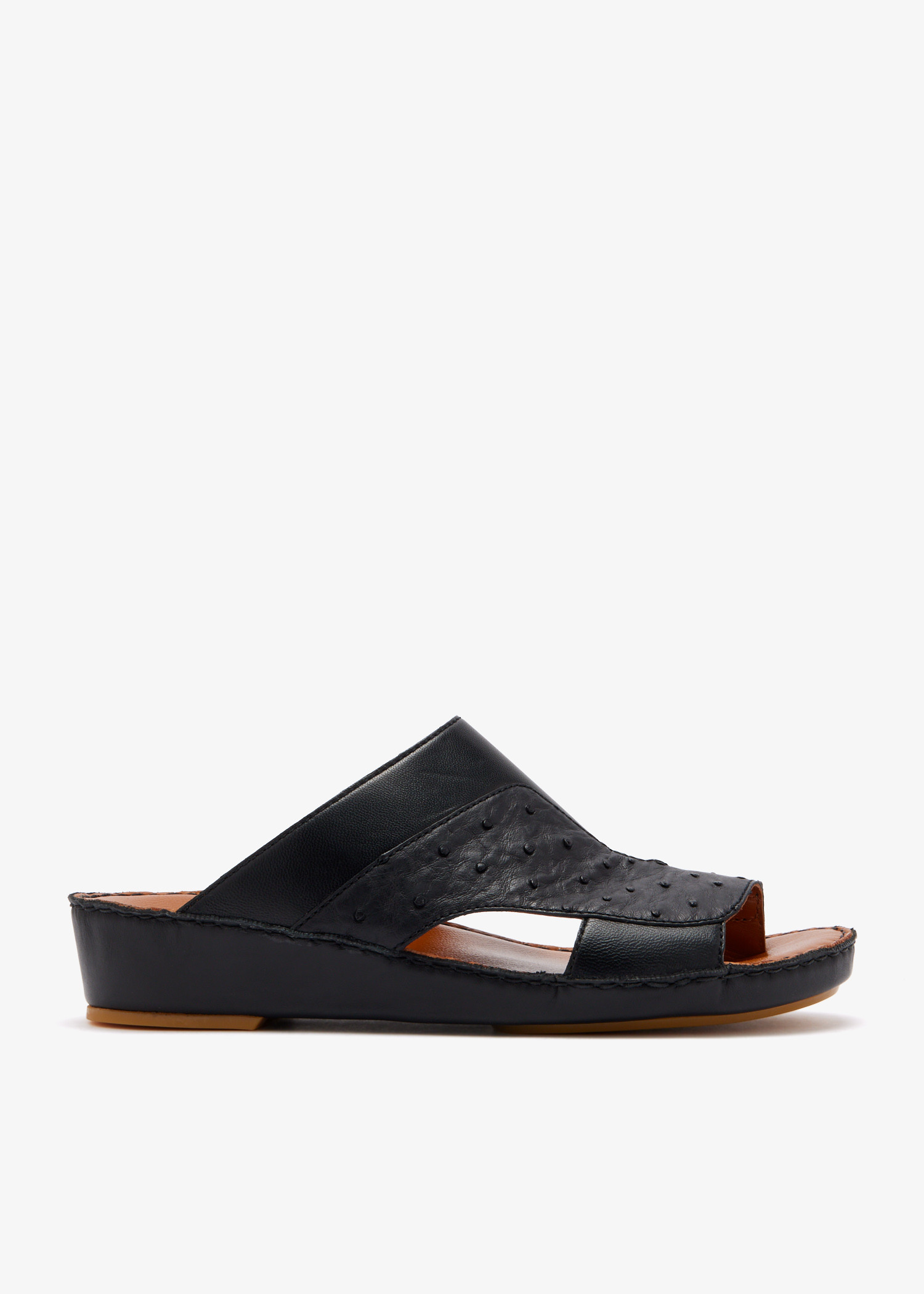 Fermer Duo Ostrich sandals, Black
Fermer Duo Ostrich sandals, Black