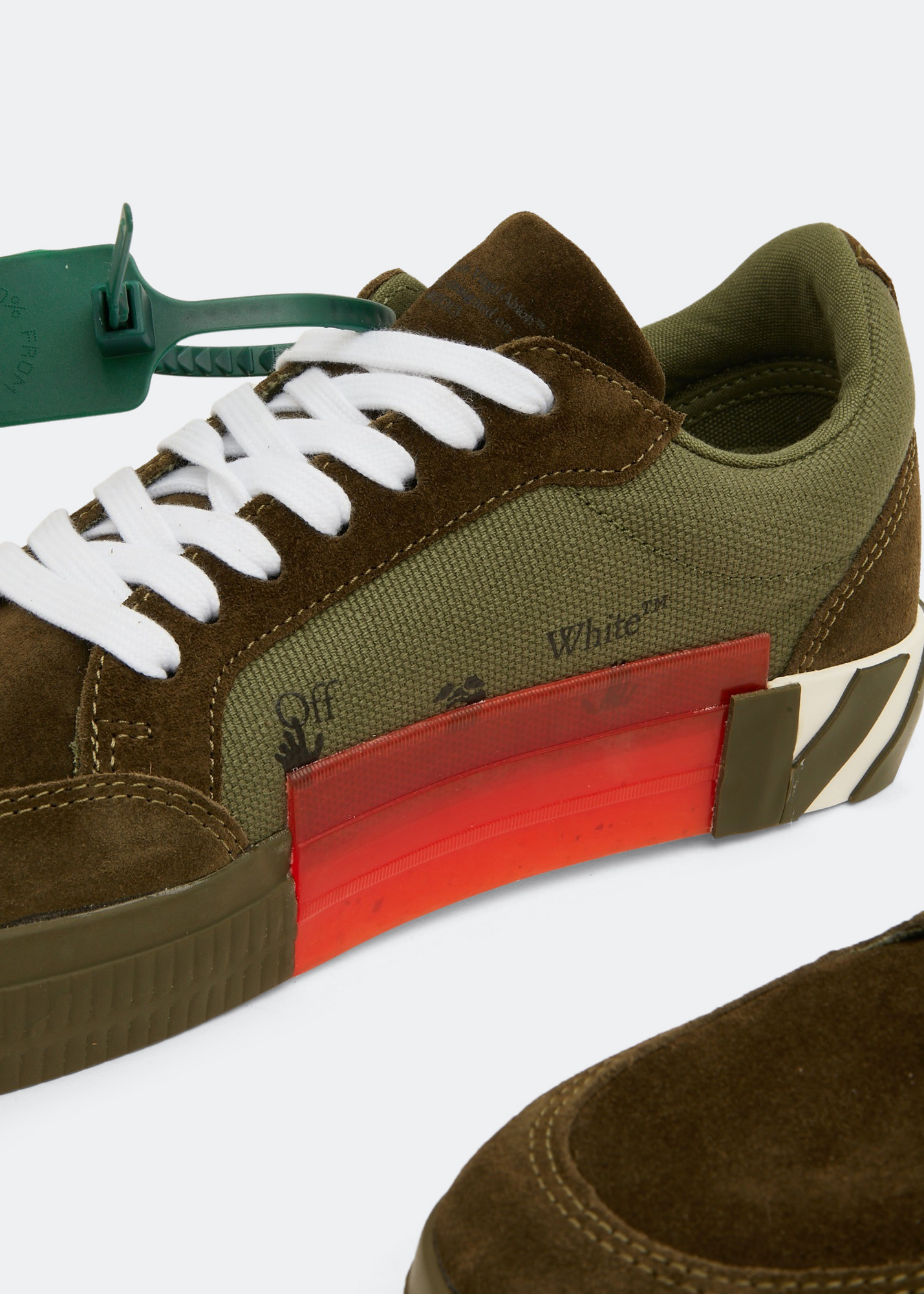 Low Vulcanised sneakers, Green