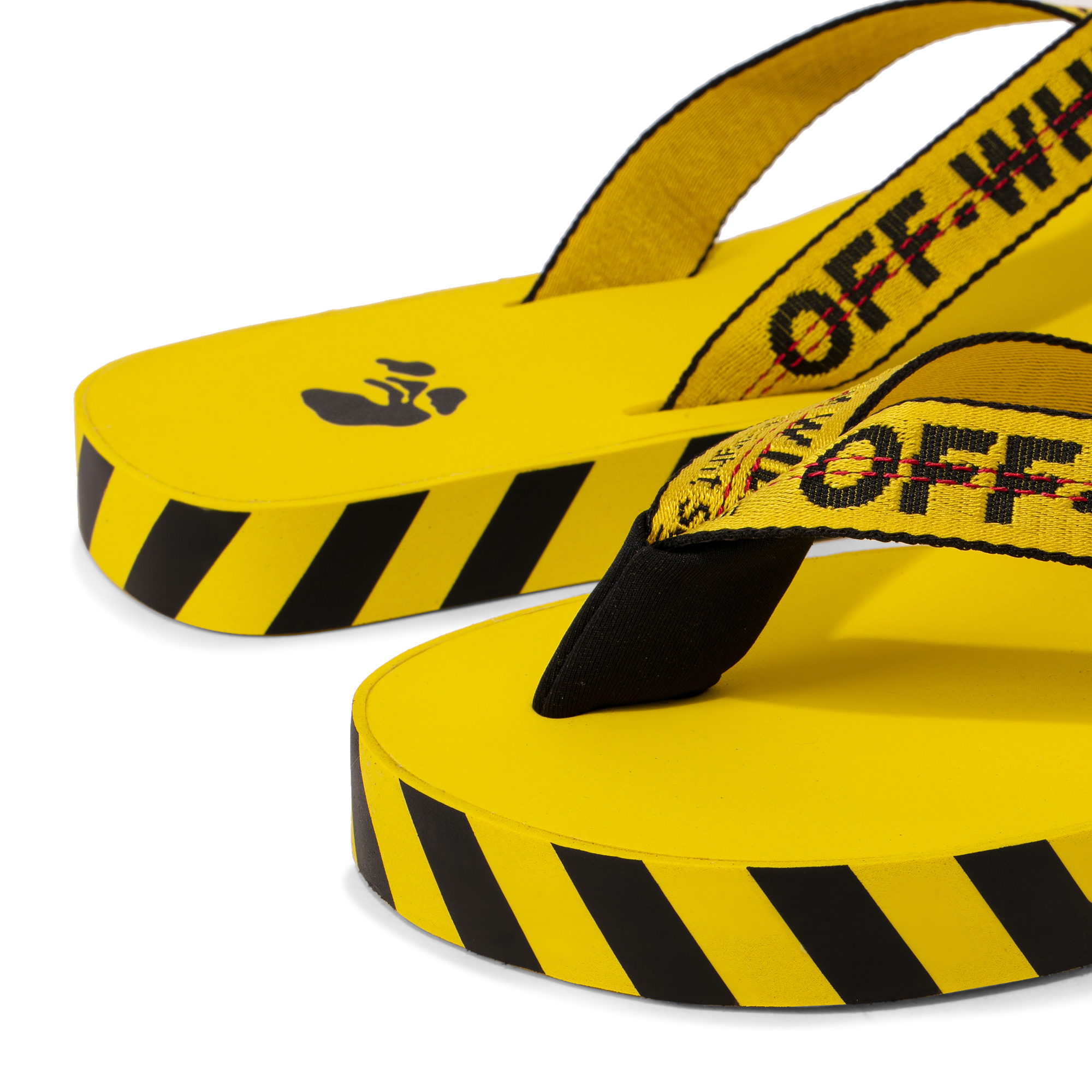 Industrial flip flops, Yellow