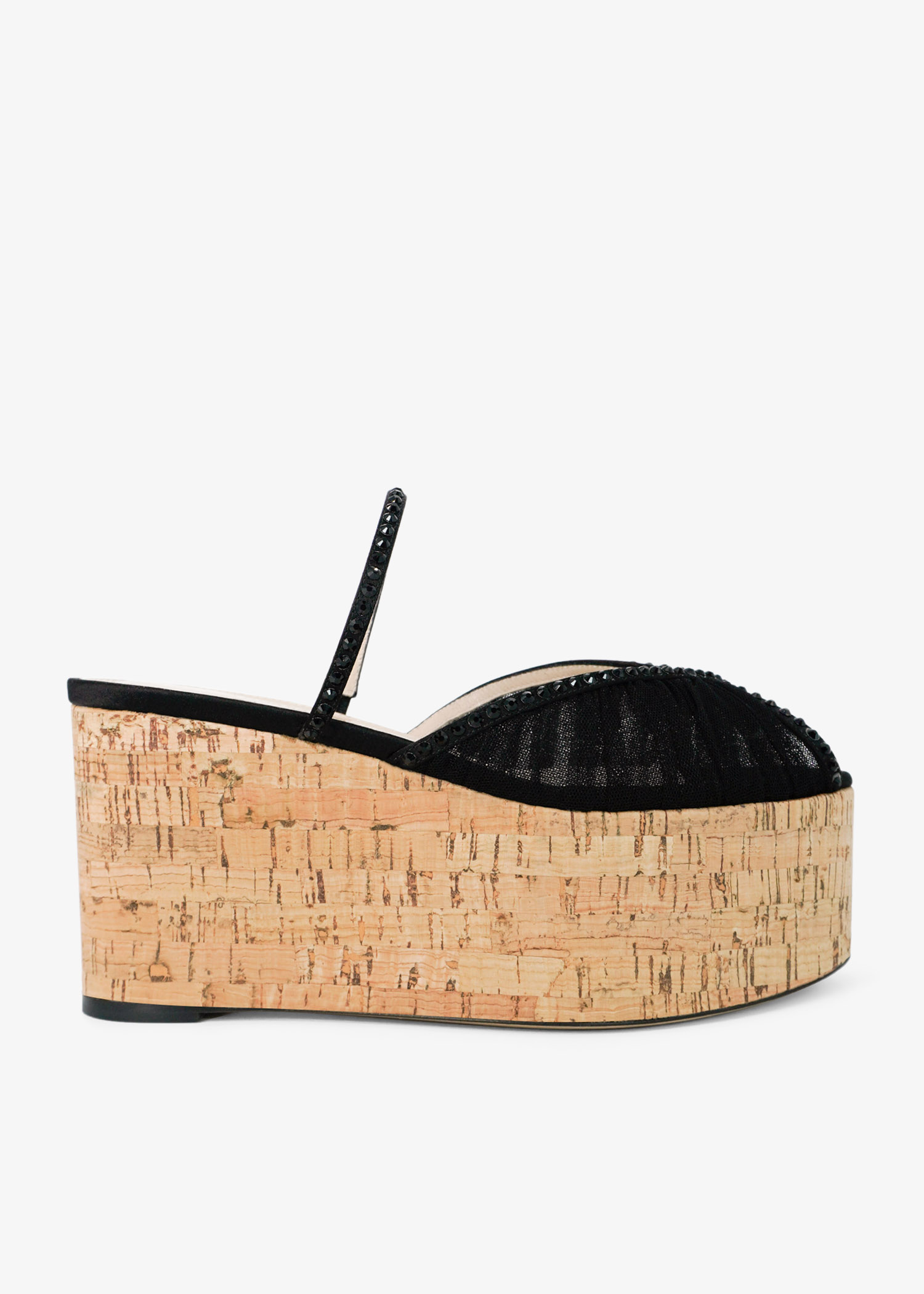 Paloma 90 wedge sandals, Black
Paloma 90 wedge sandals, Black