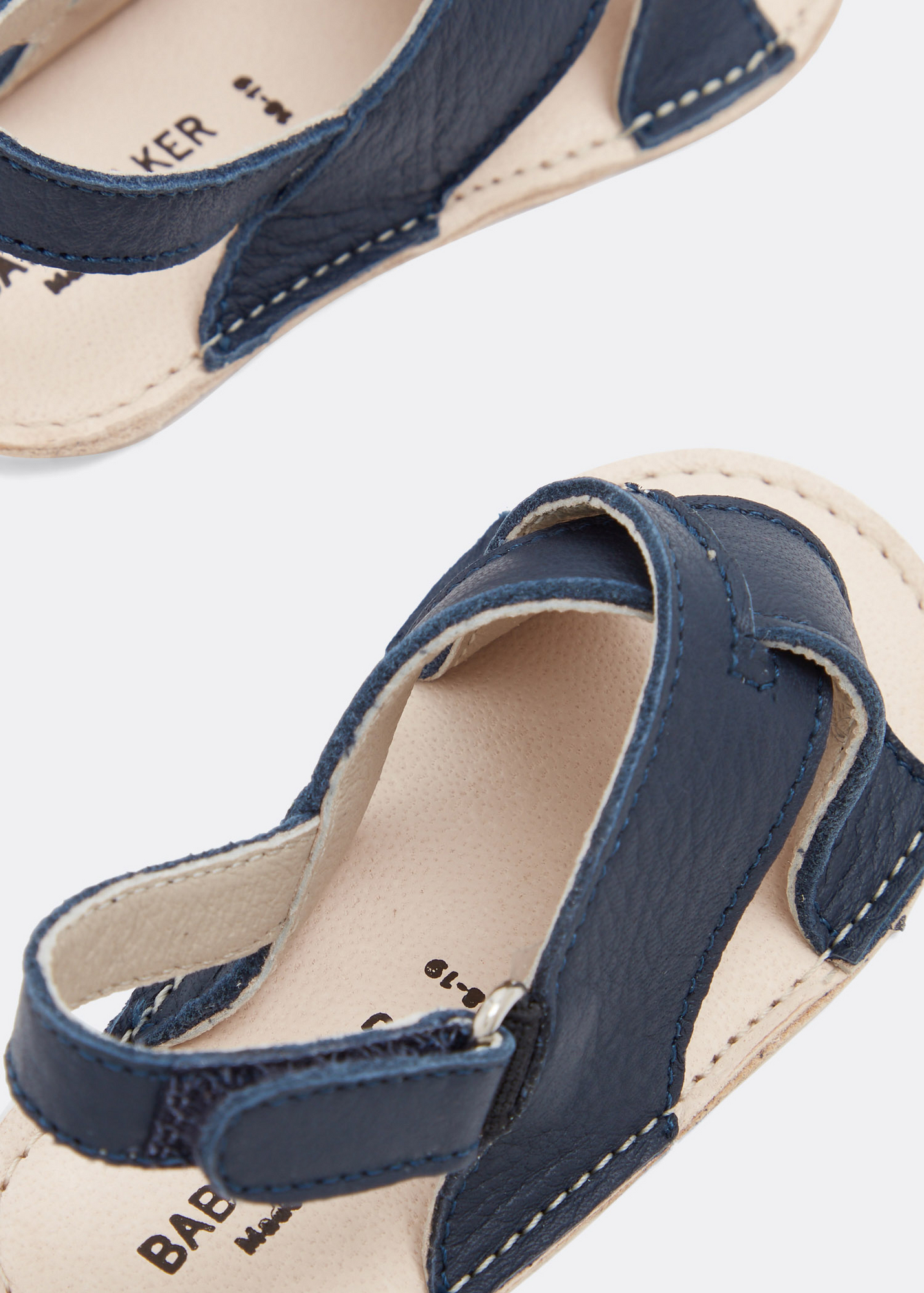 Leather sandals, Blue