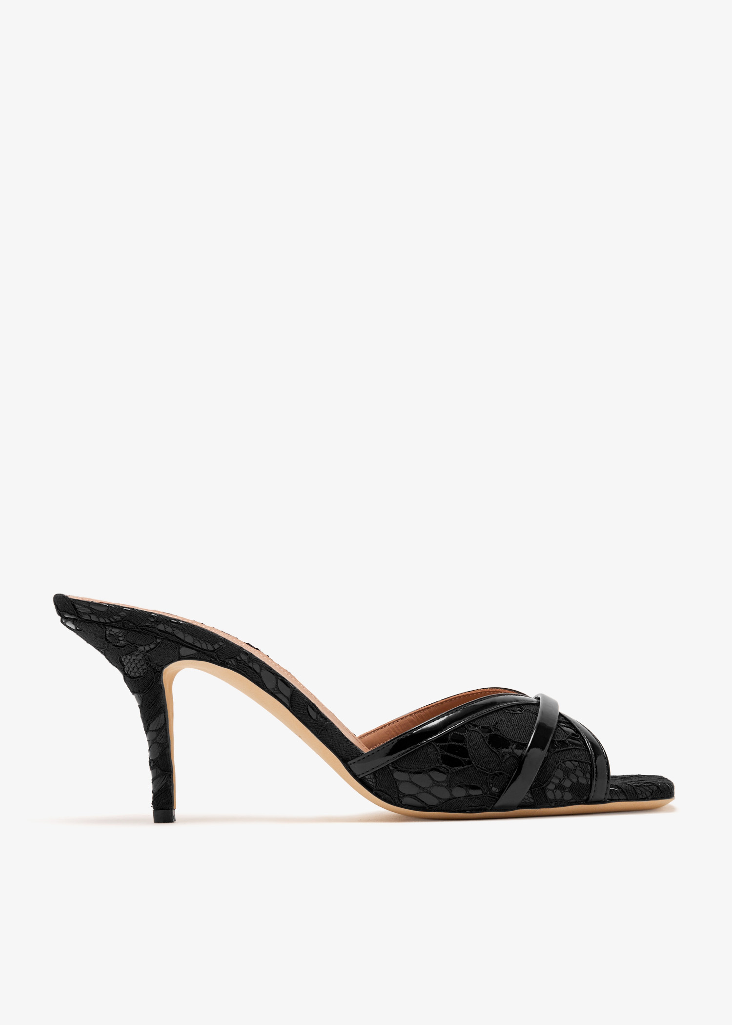 Perla 70 mules, Black
Perla 70 mules, Black