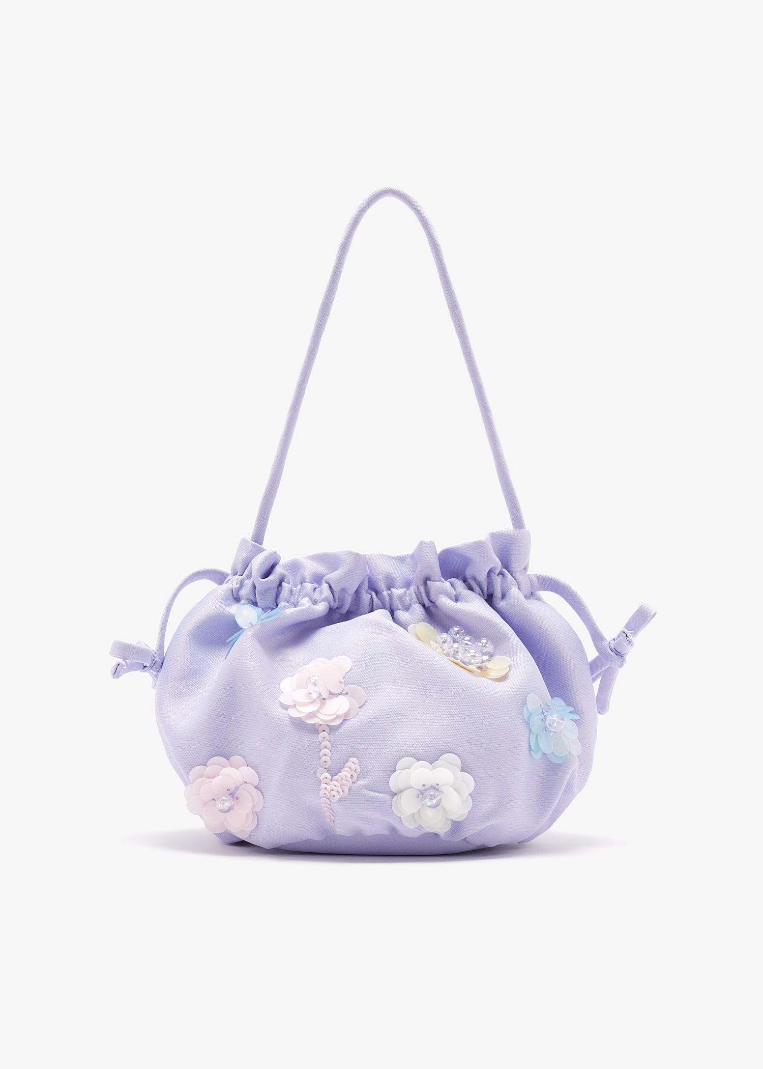 Flower pouch bag, Purple
Flower pouch bag, Purple