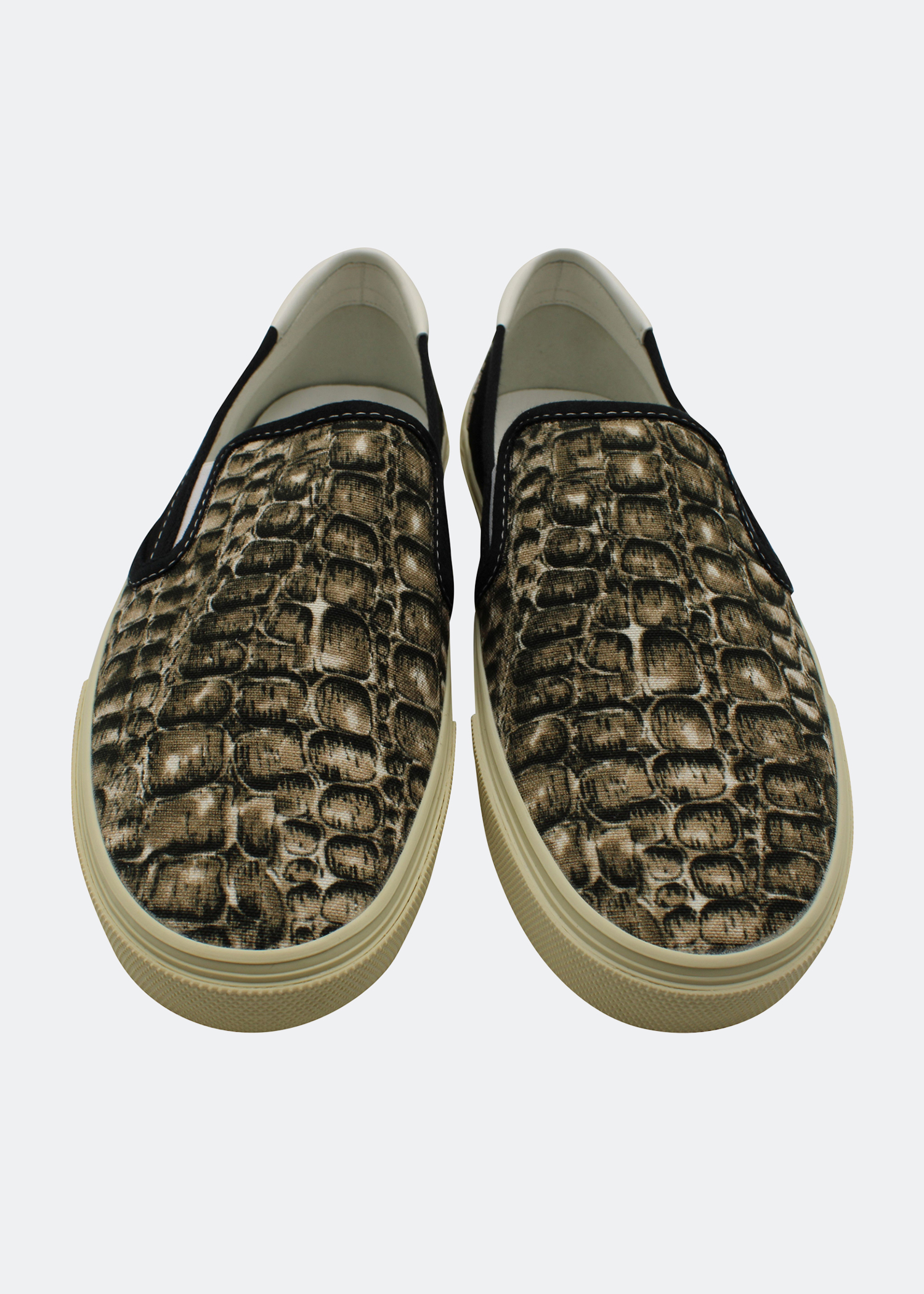 Python print slip-on sneakers, Animal print
