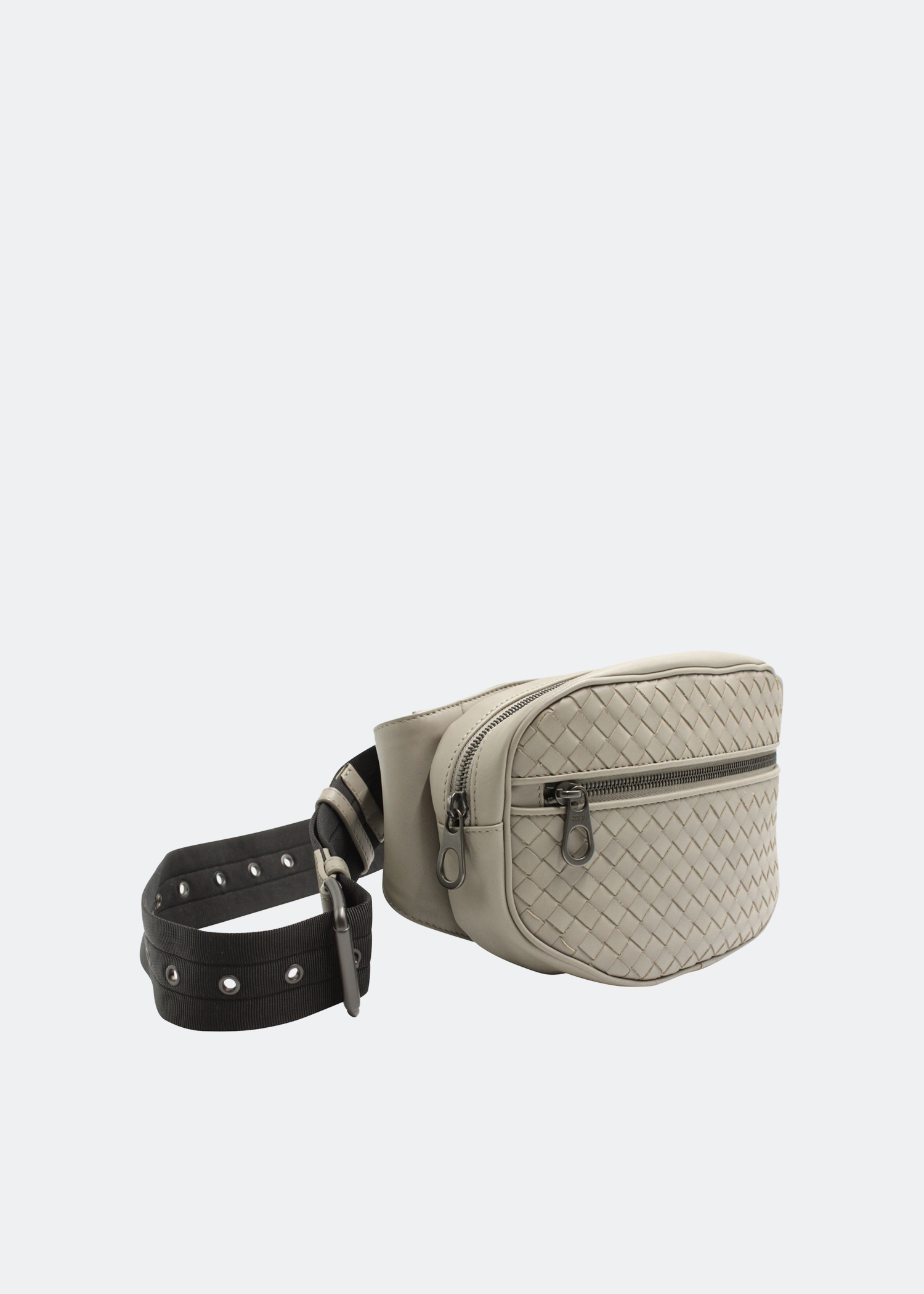 Intrecciato belt bag, Grey