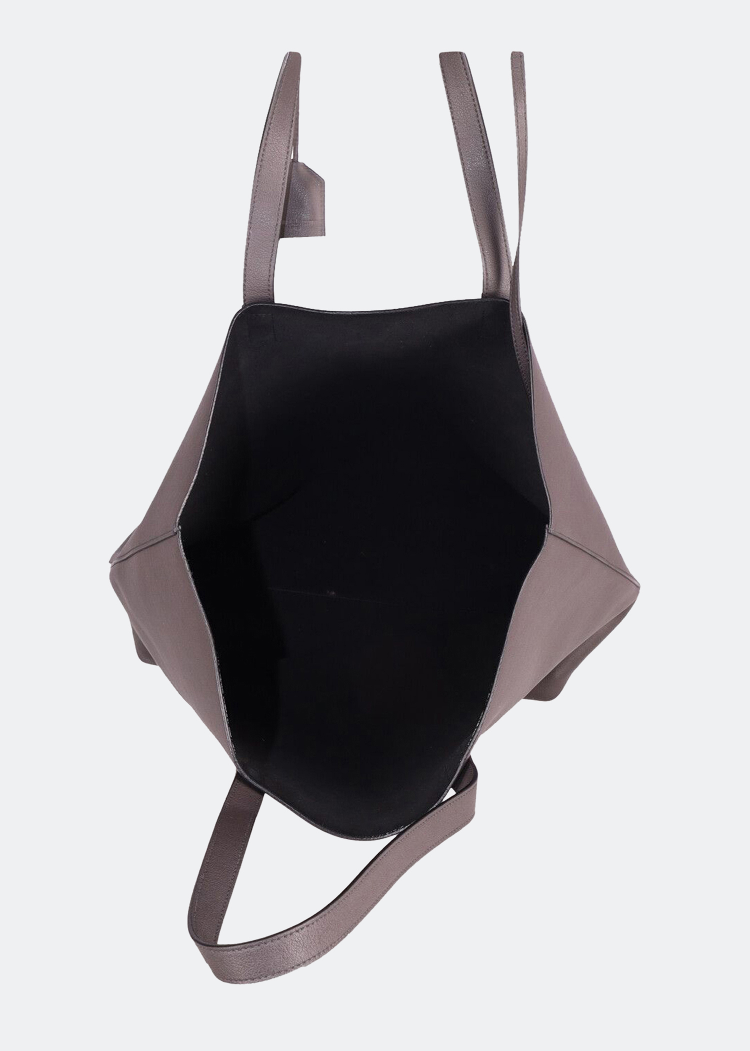 Shopper Toy tote in dark grey calfskin