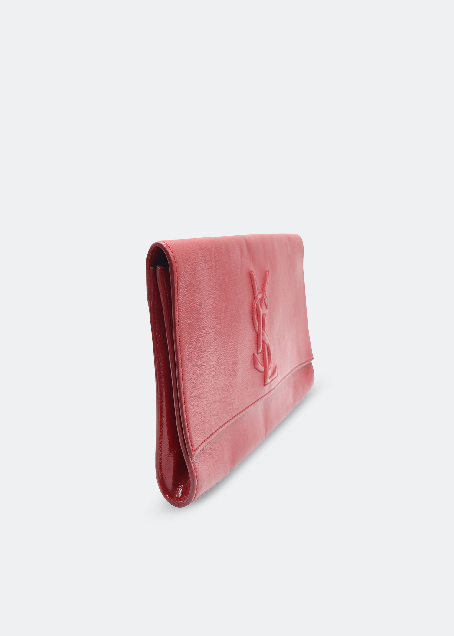 Leather clutch, Red