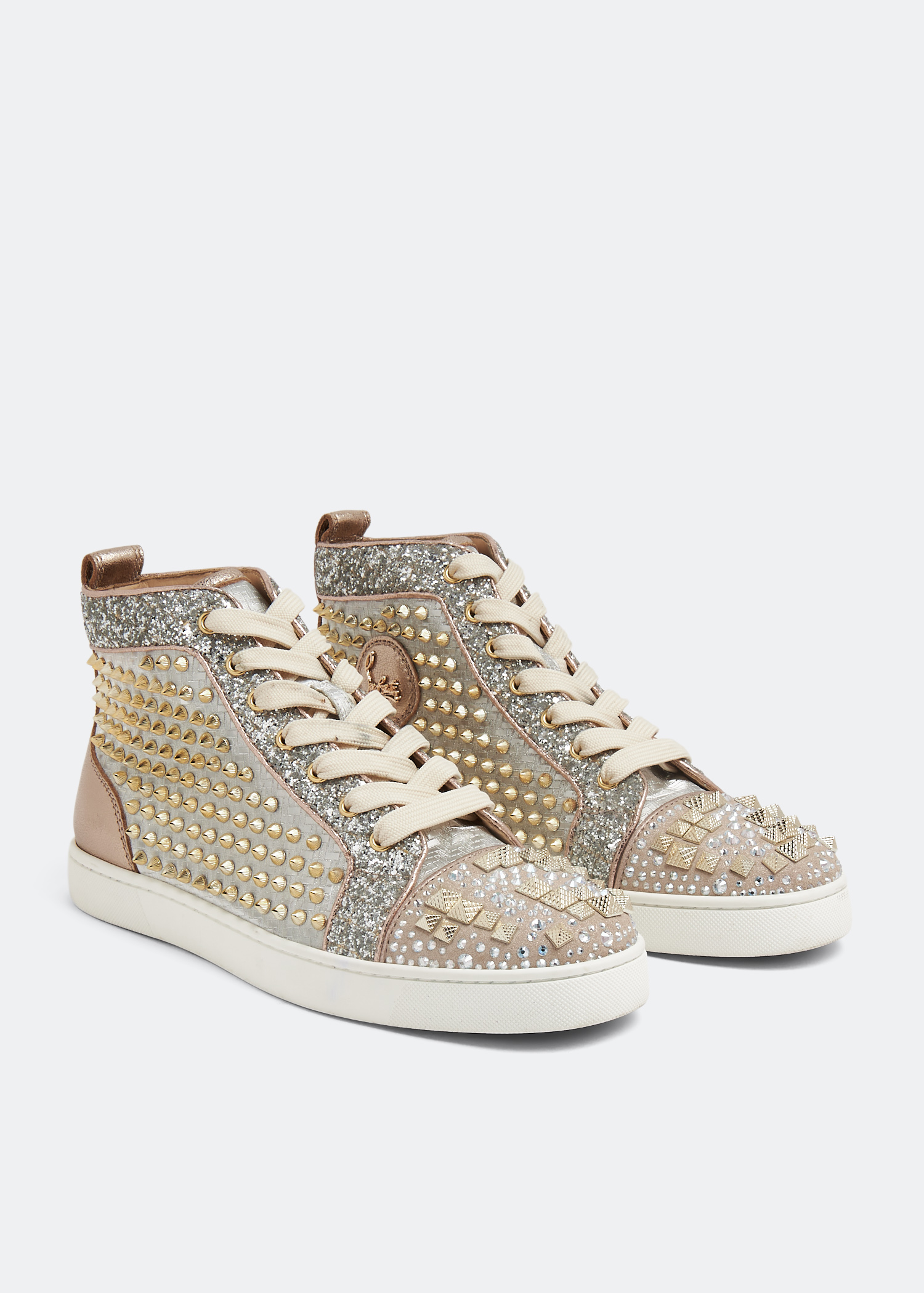 Mixkeoshell metallic sneakers, Silver