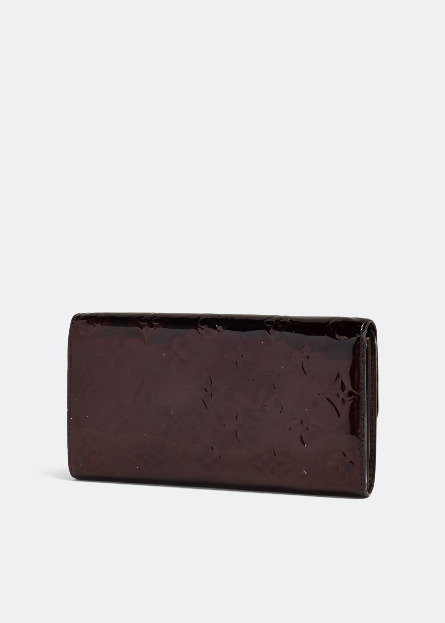 Monogram Vernis Sarah wallet, Burgundy