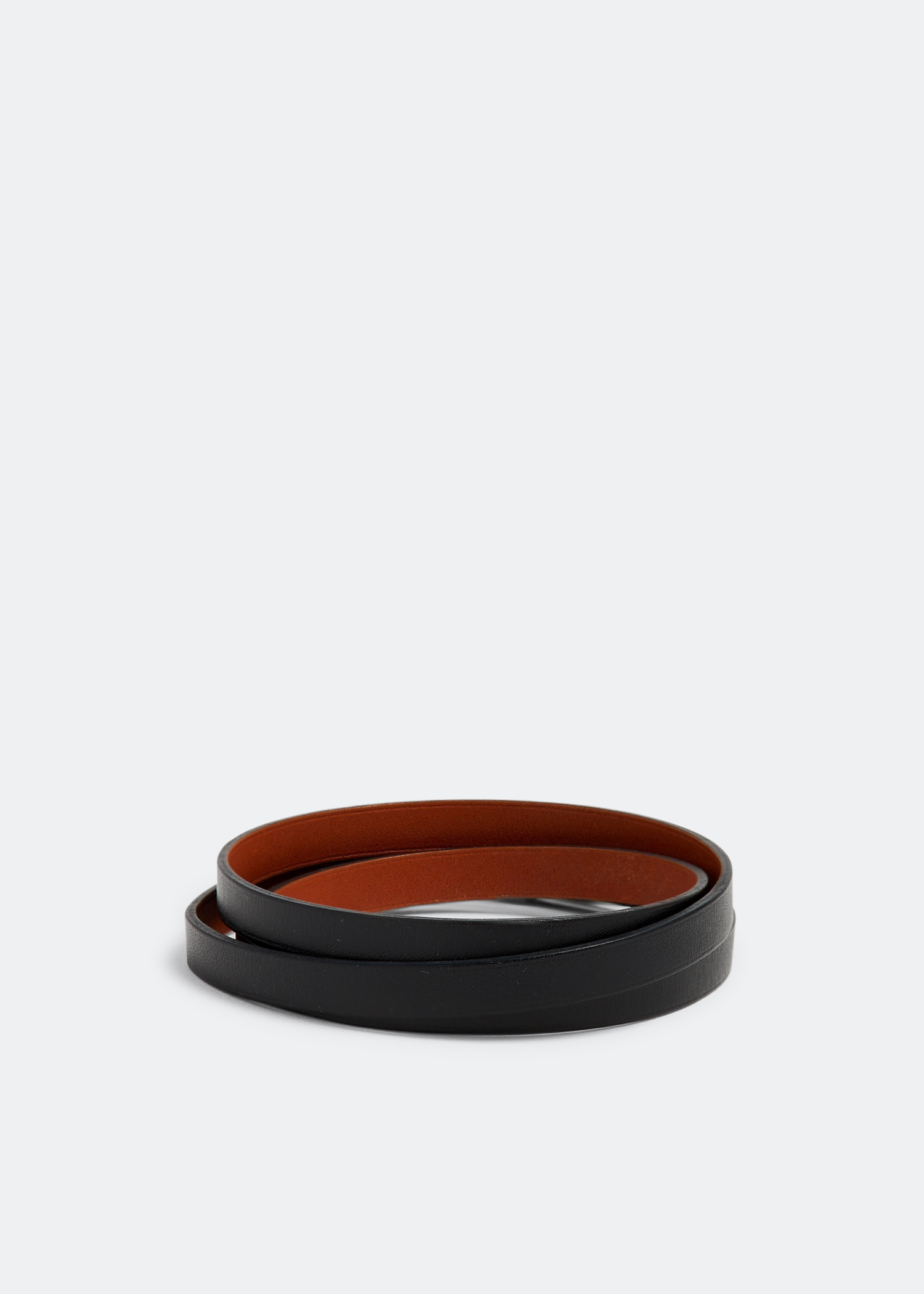 Behapi double tour bracelet, Black