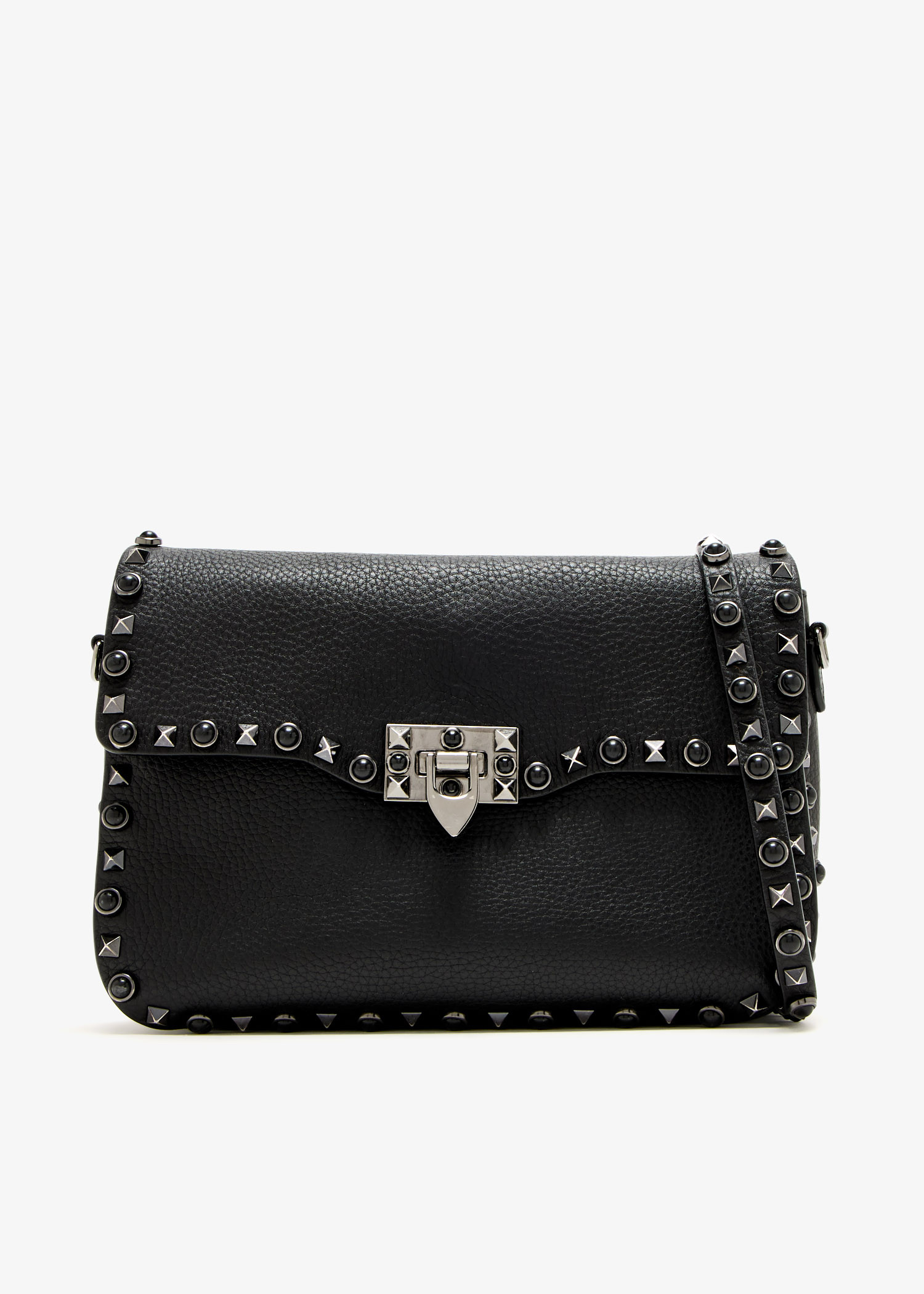 Rolling Rockstud crossbody bag, Black
Rolling Rockstud crossbody bag, Black