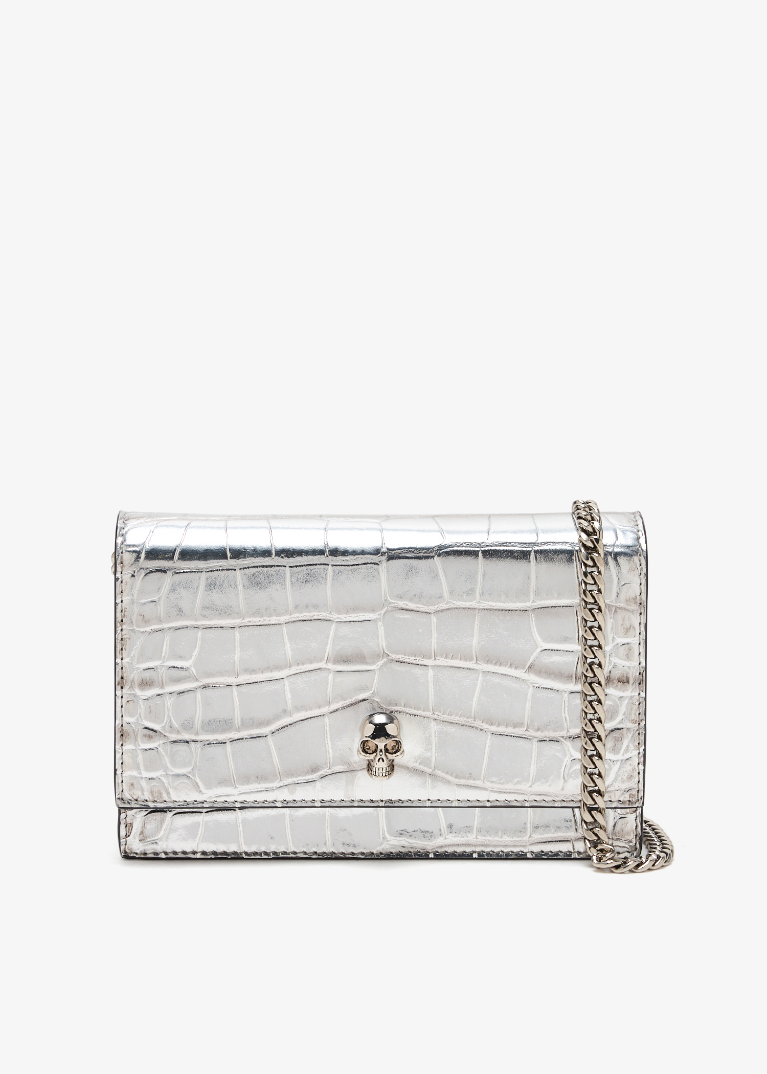 Small skull-embellished bag, Silver
Small skull-embellished bag, Silver