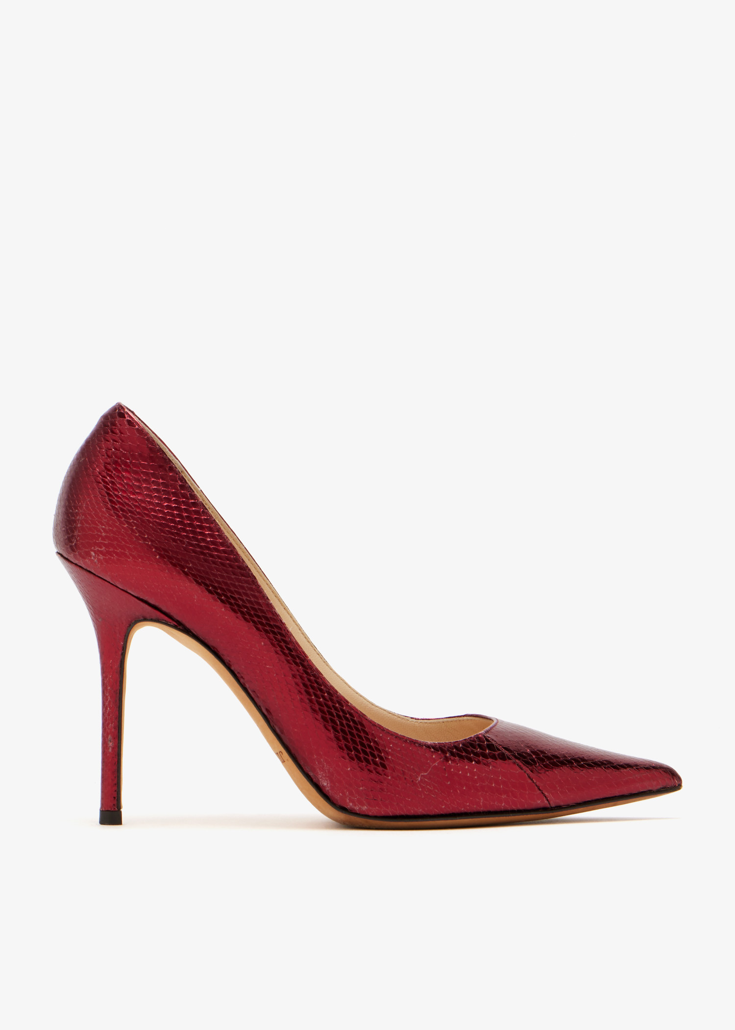 Romy Snakeskin-embossed pumps, Red
Romy Snakeskin-embossed pumps, Red