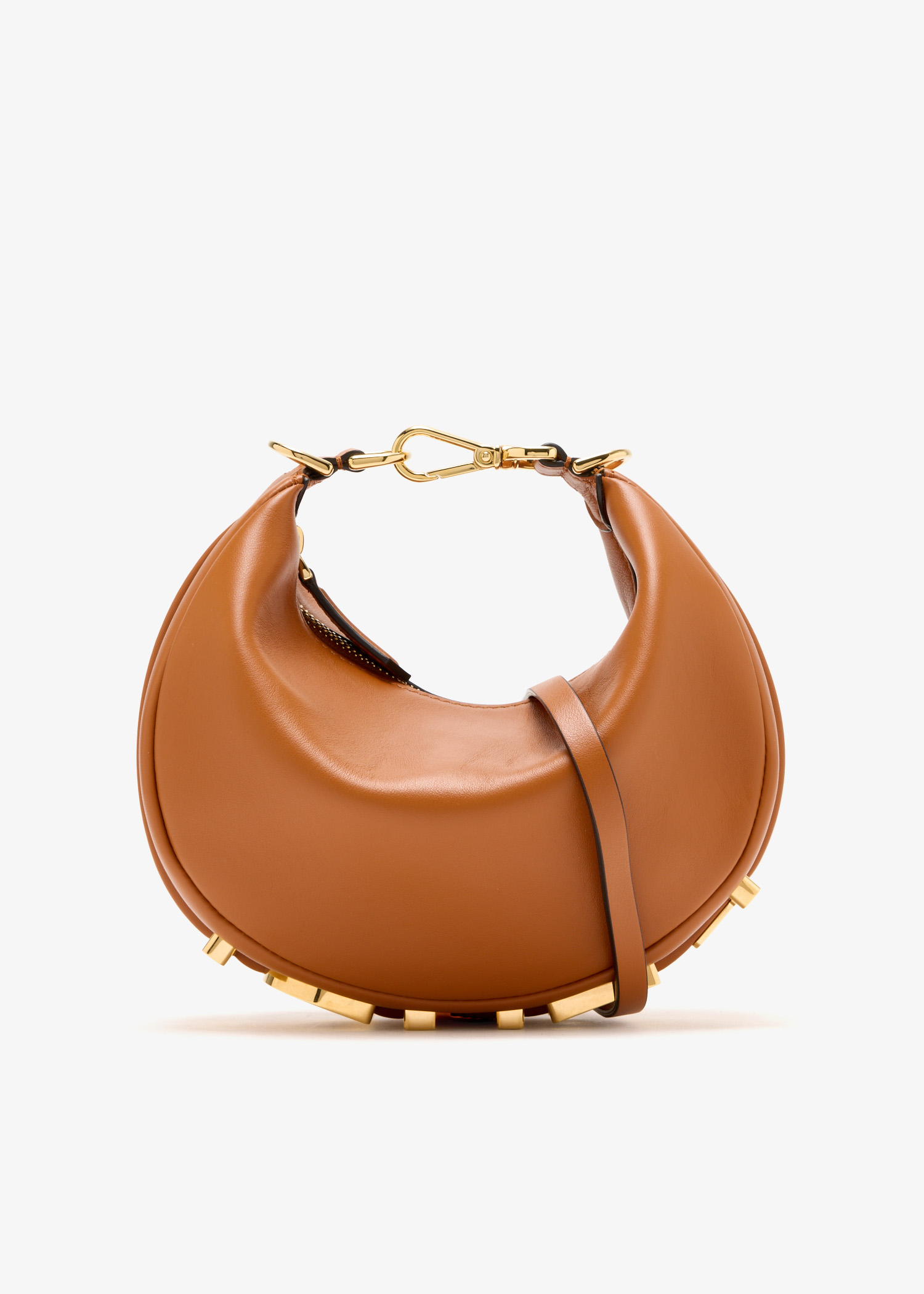 Fendigraphy mini hobo bag, Brown
Fendigraphy mini hobo bag, Brown