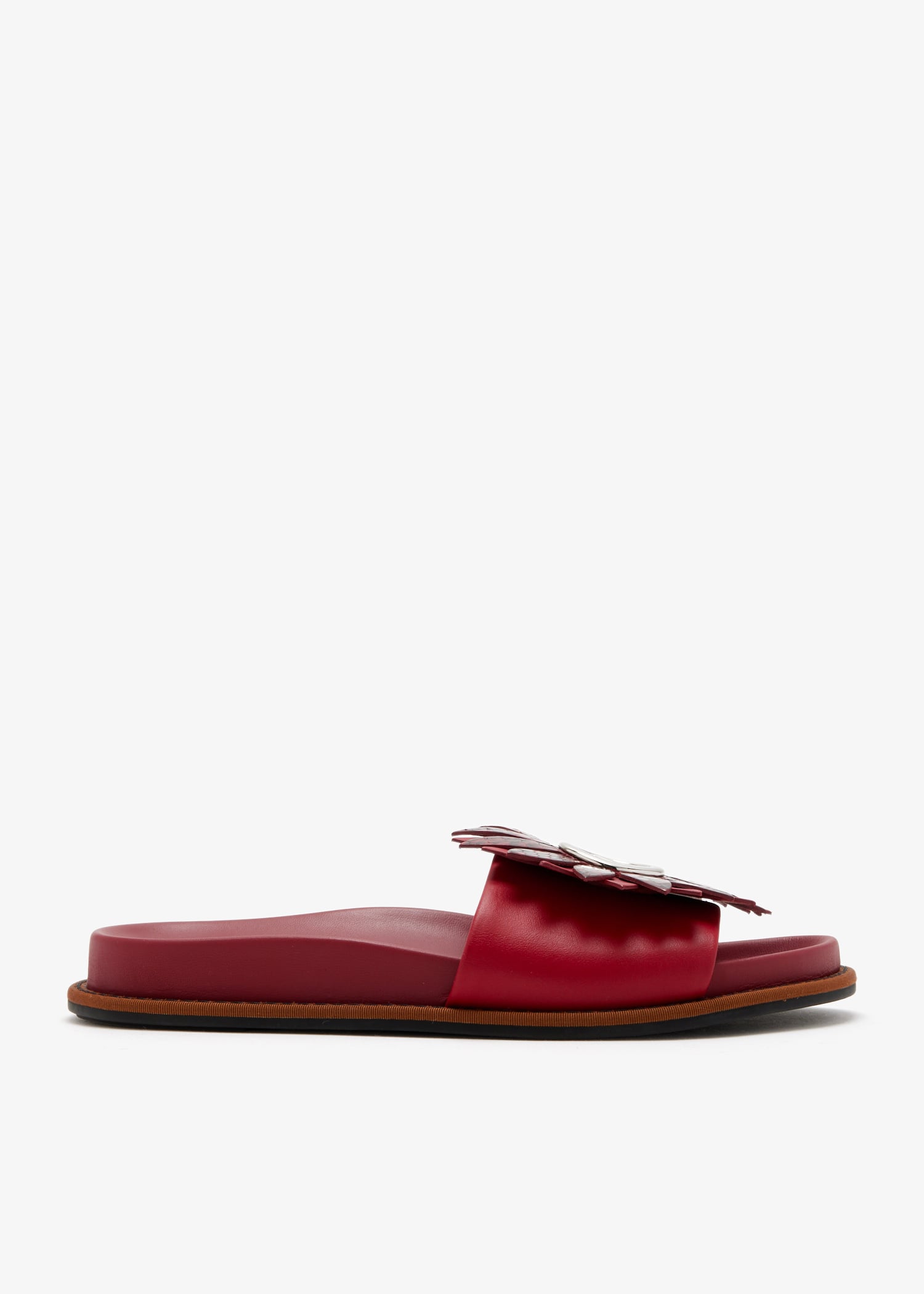 Floral Logo sandals, Burgundy
Floral Logo sandals, Burgundy