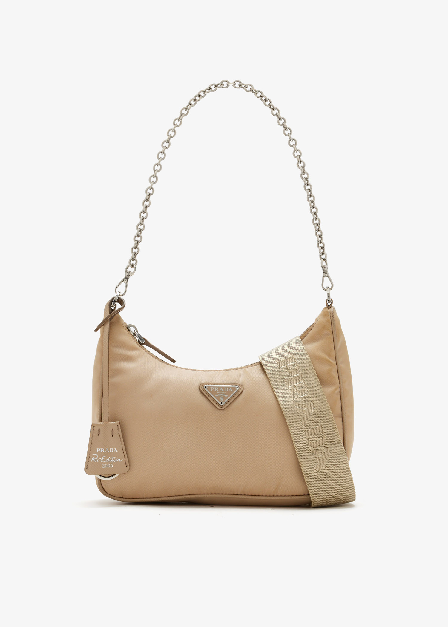 Re-Edition 2005 shoulder bag, Beige
Re-Edition 2005 shoulder bag, Beige
