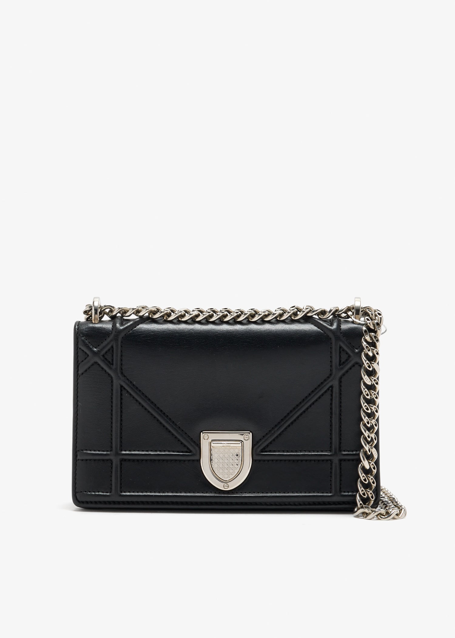 Mini Diorama flap bag, Black
Mini Diorama flap bag, Black