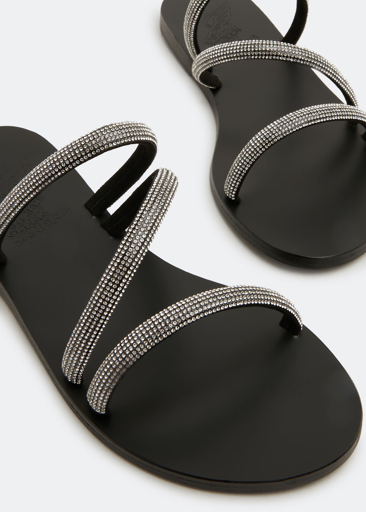 Polytimi Diamante sandals, Black