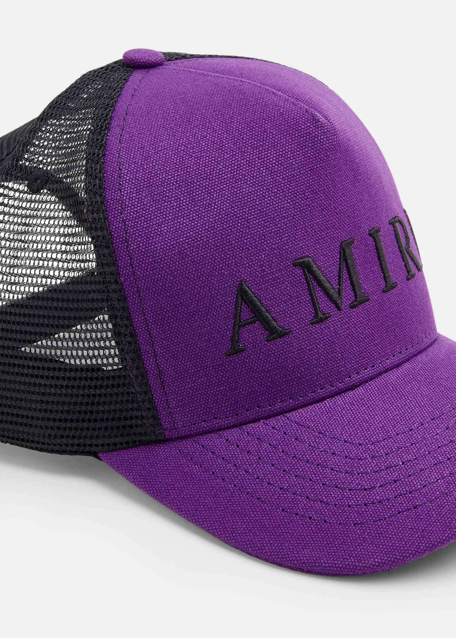 Core logo trucker cap, Purple