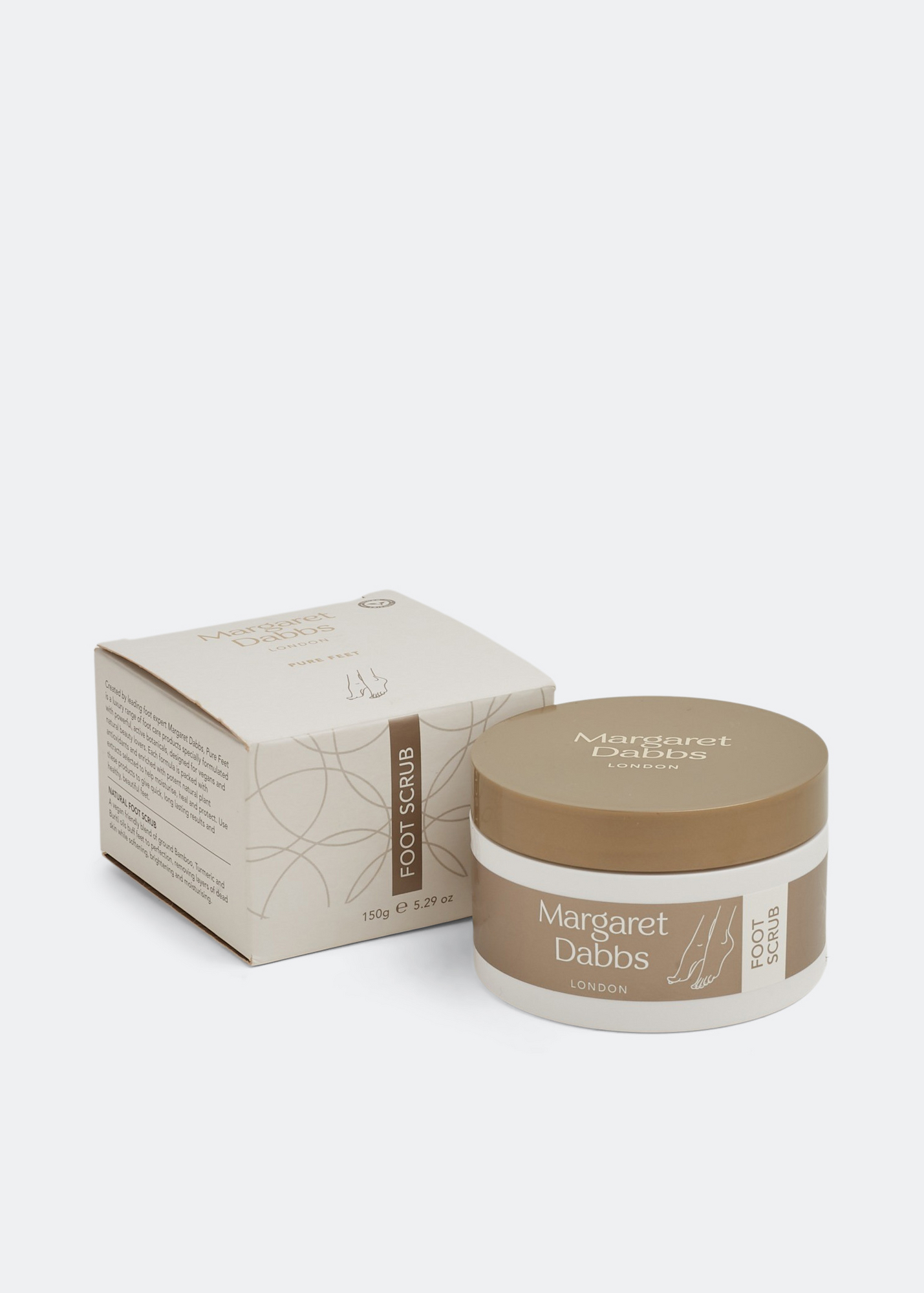 PURE Natural Foot Scrub, Black