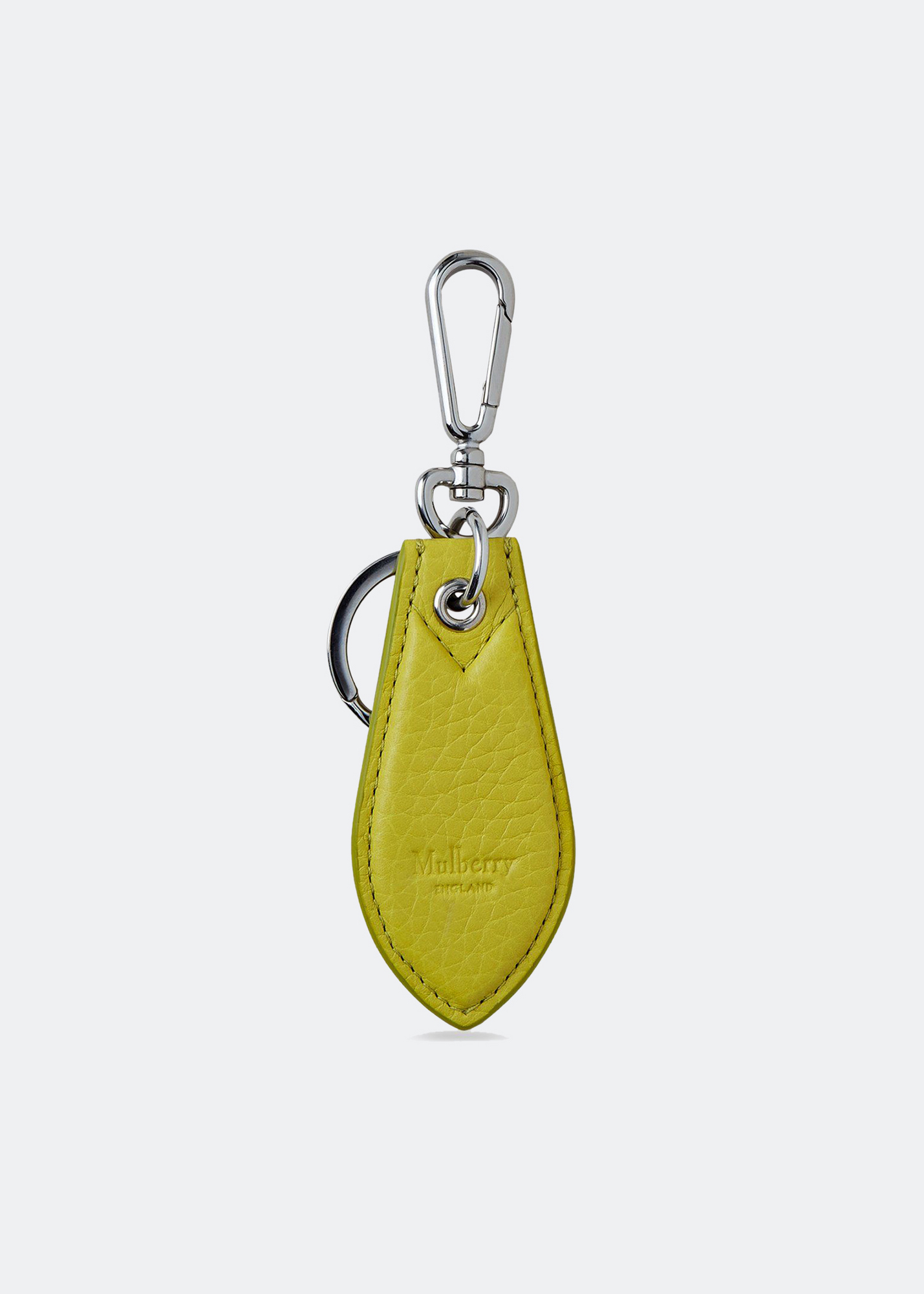 Leather Tab keyring, Green
Leather Tab keyring, Green