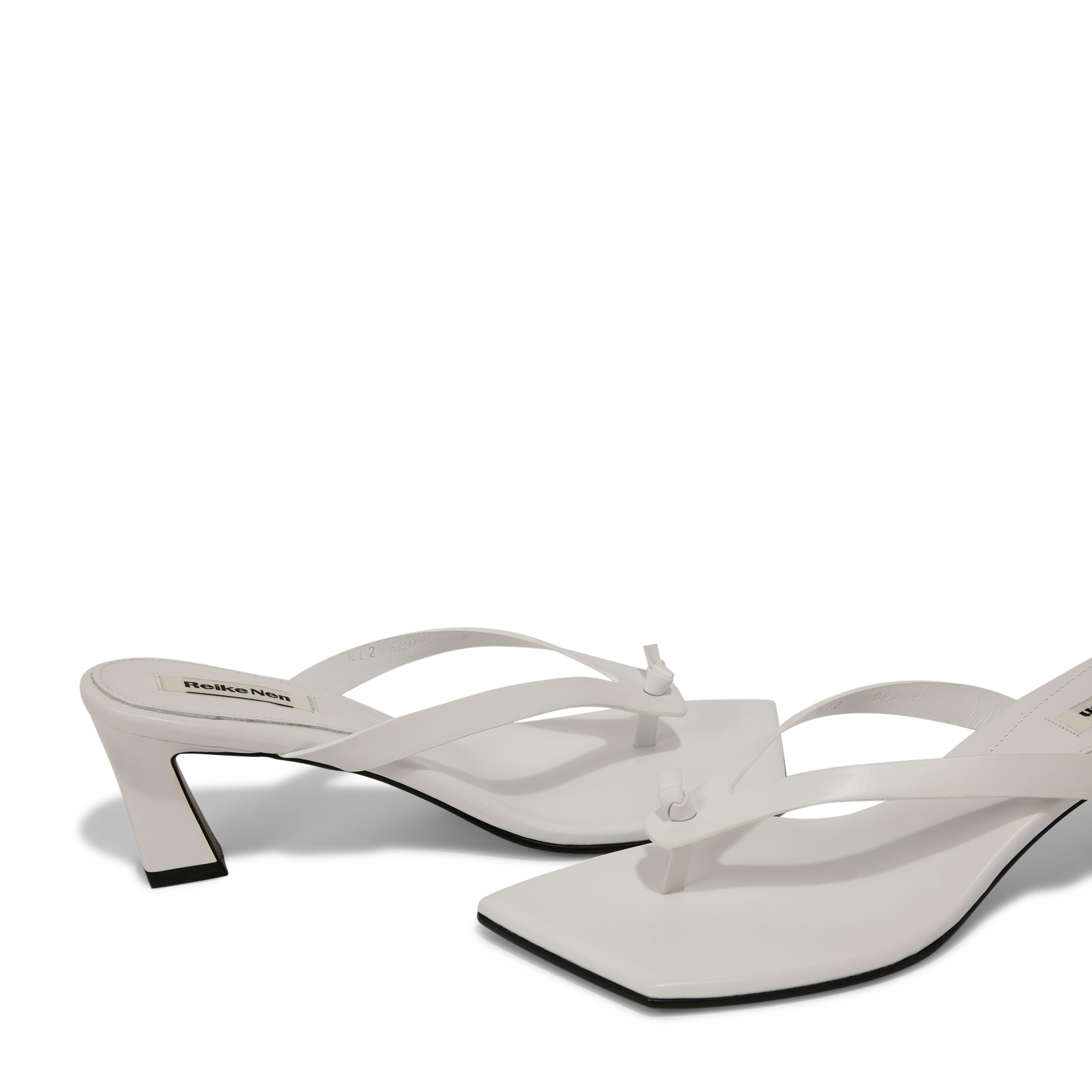 Flip Flop heels, White