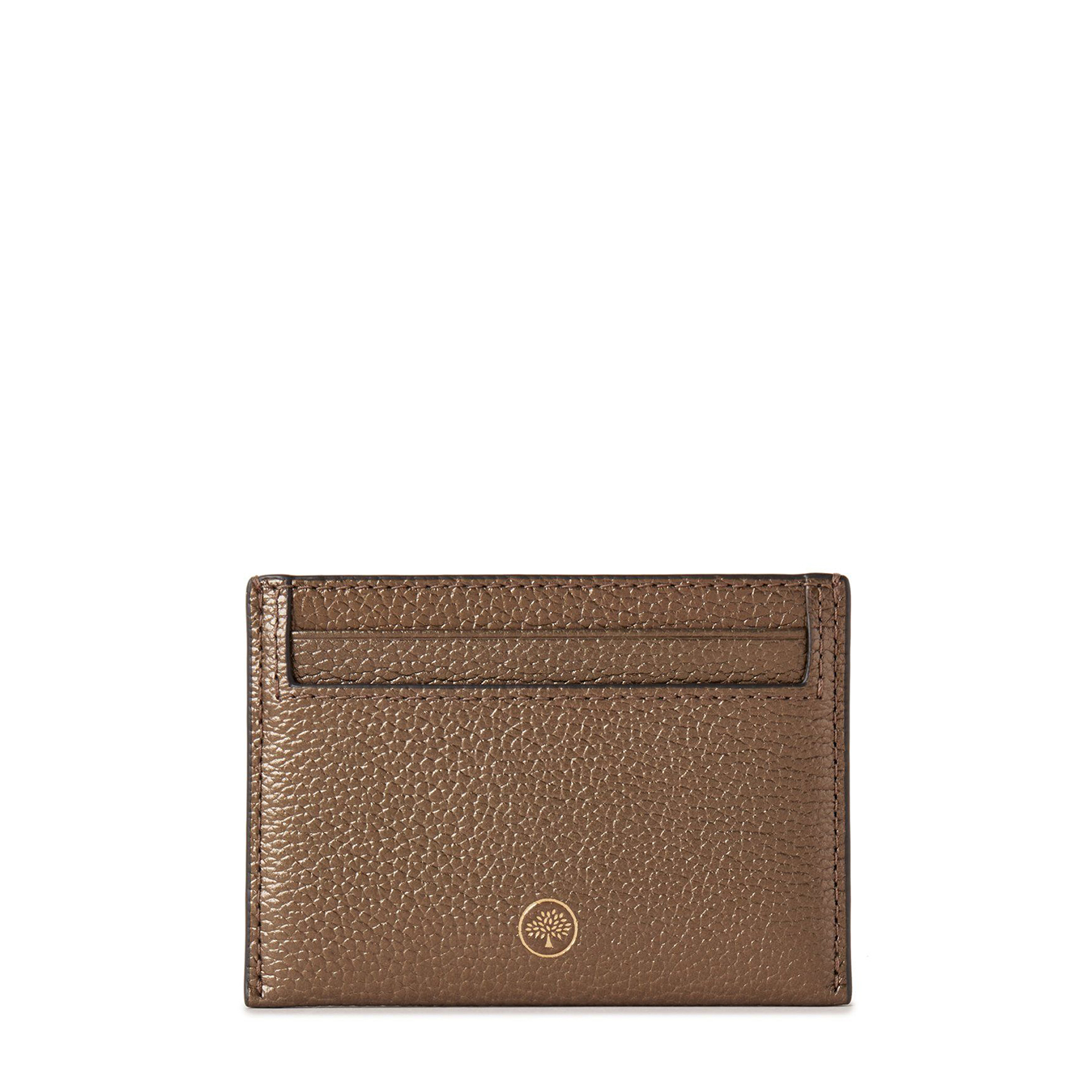 Leather cardholder, Metallic