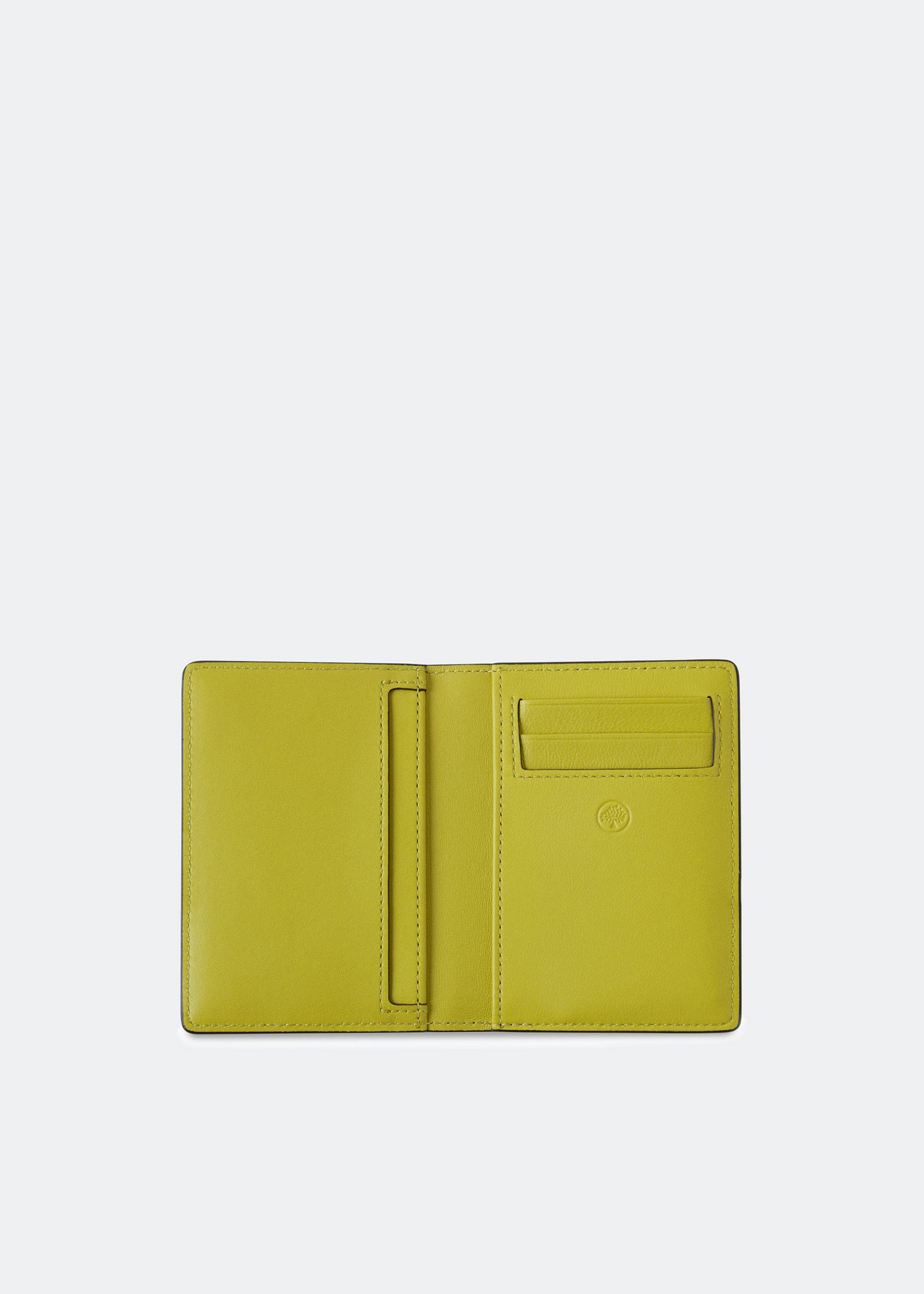 Leather card wallet, Black