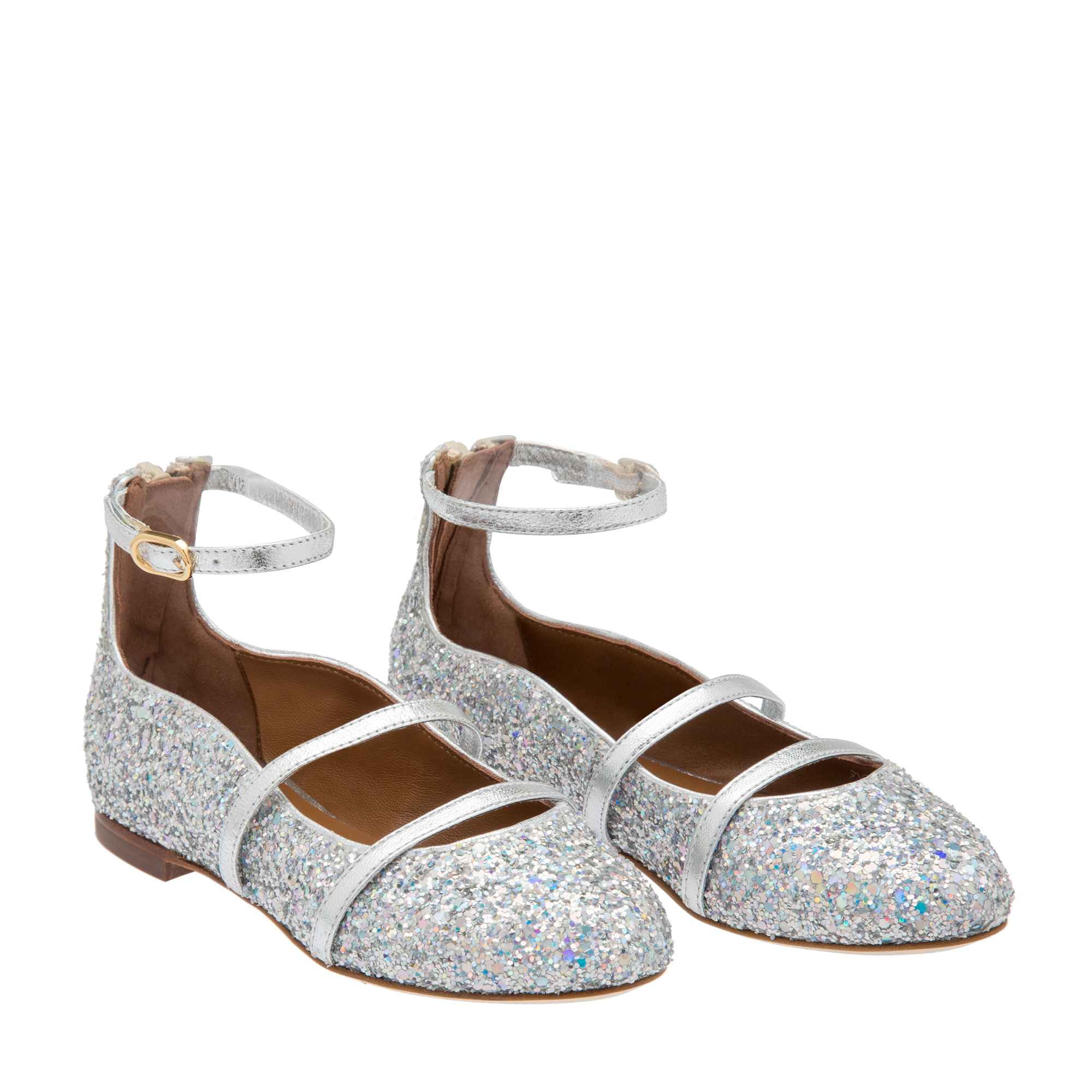 Robyn ballet flats, Silver
