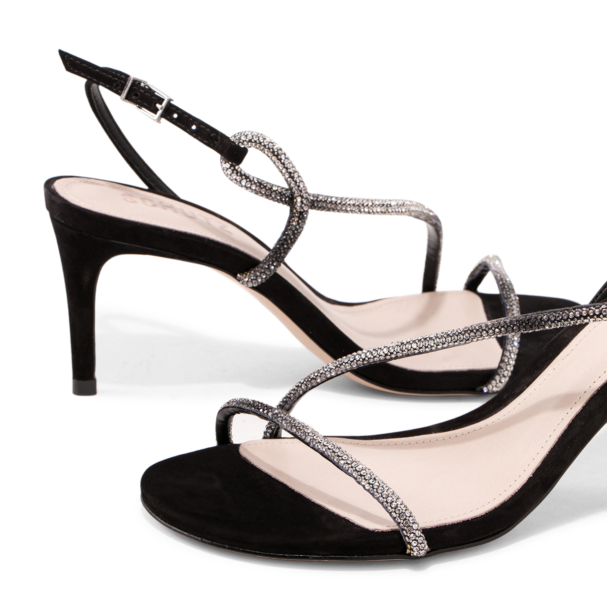 Embellished Medio sandals, Black