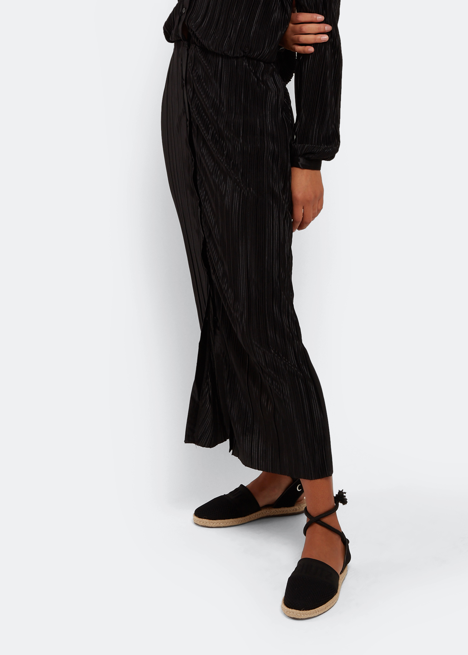 Espadrille sandals, Black