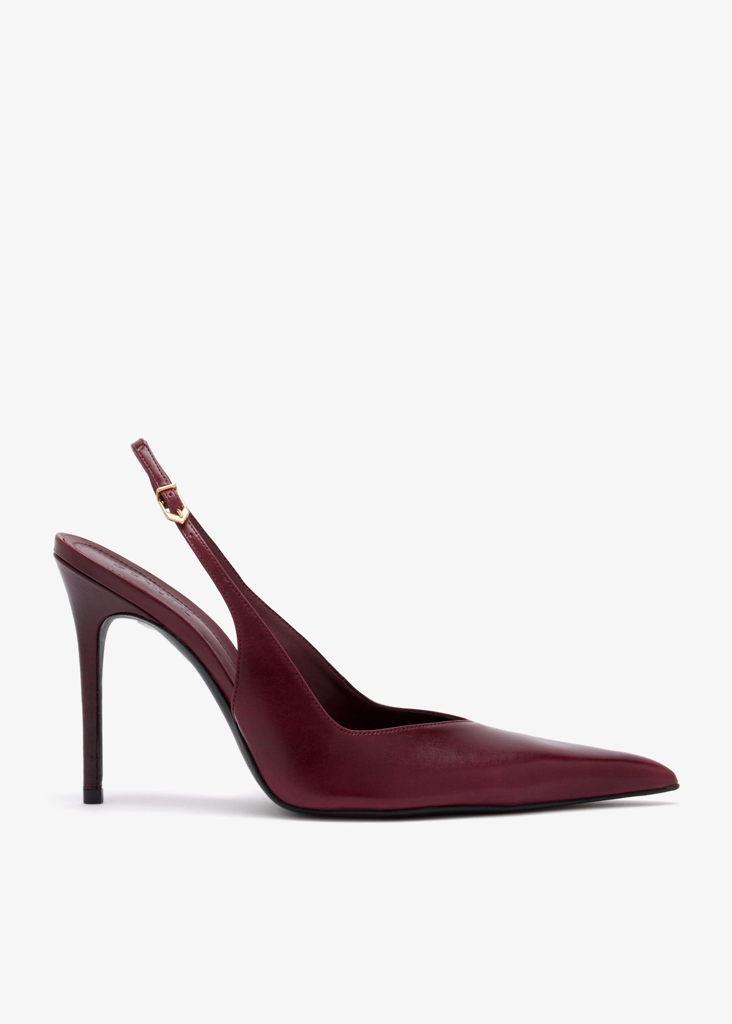 Leather slingback pumps, Burgundy
Leather slingback pumps, Burgundy