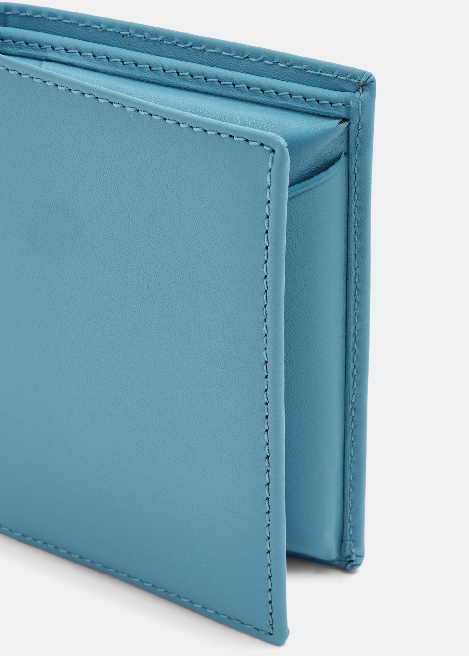 Leather wallet, Blue