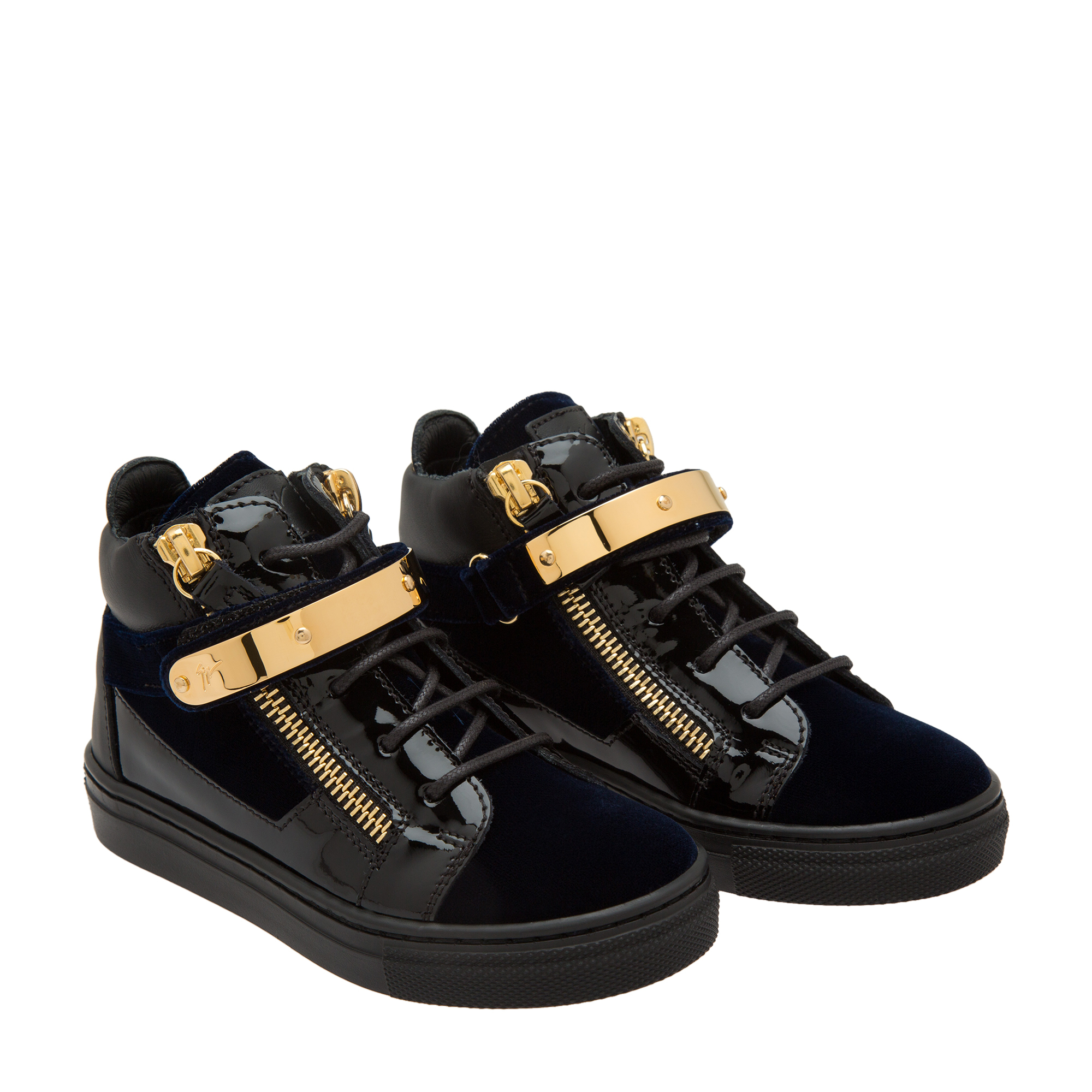 High-top sneakers, Blue