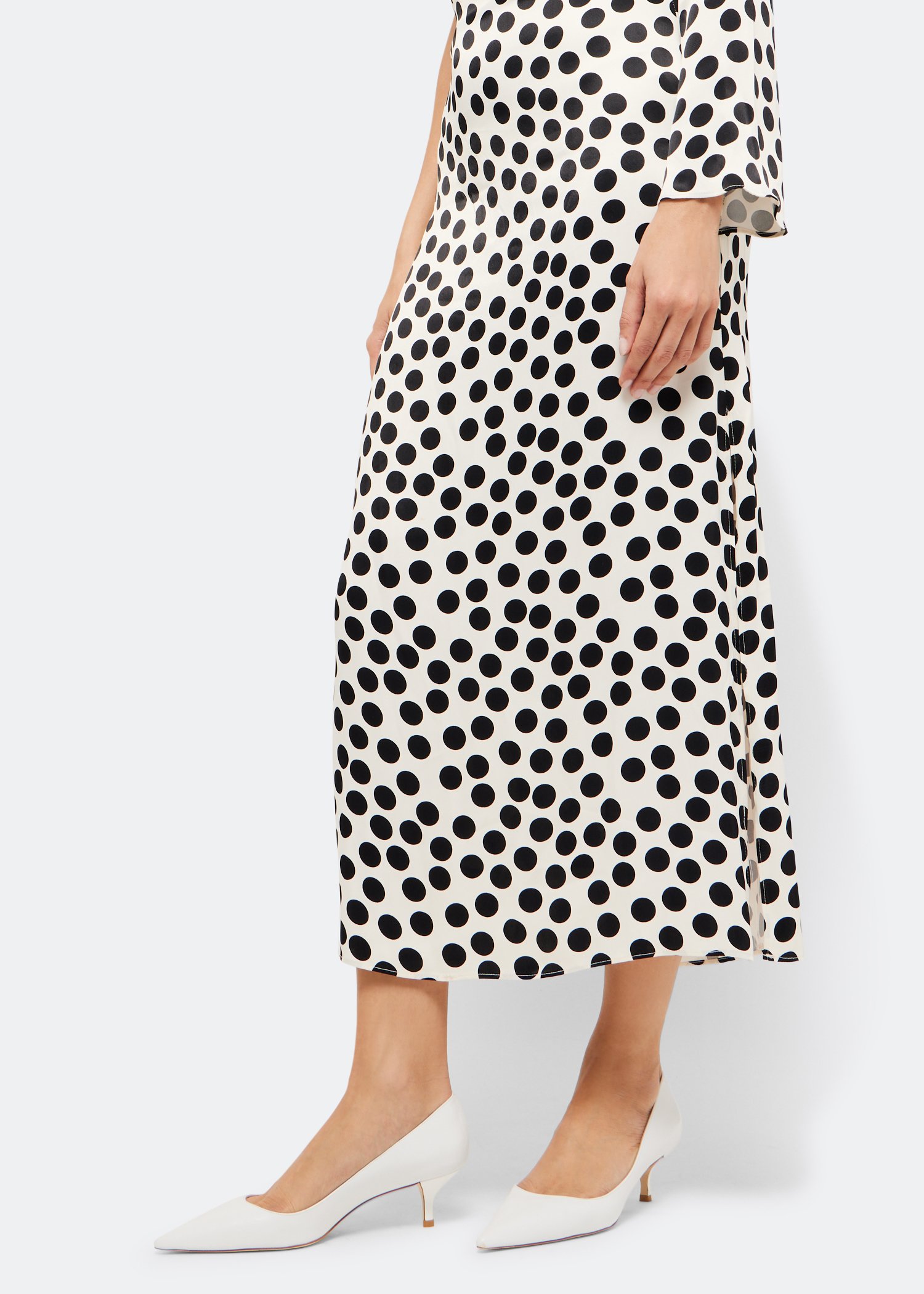 Stuart kitten pumps, White