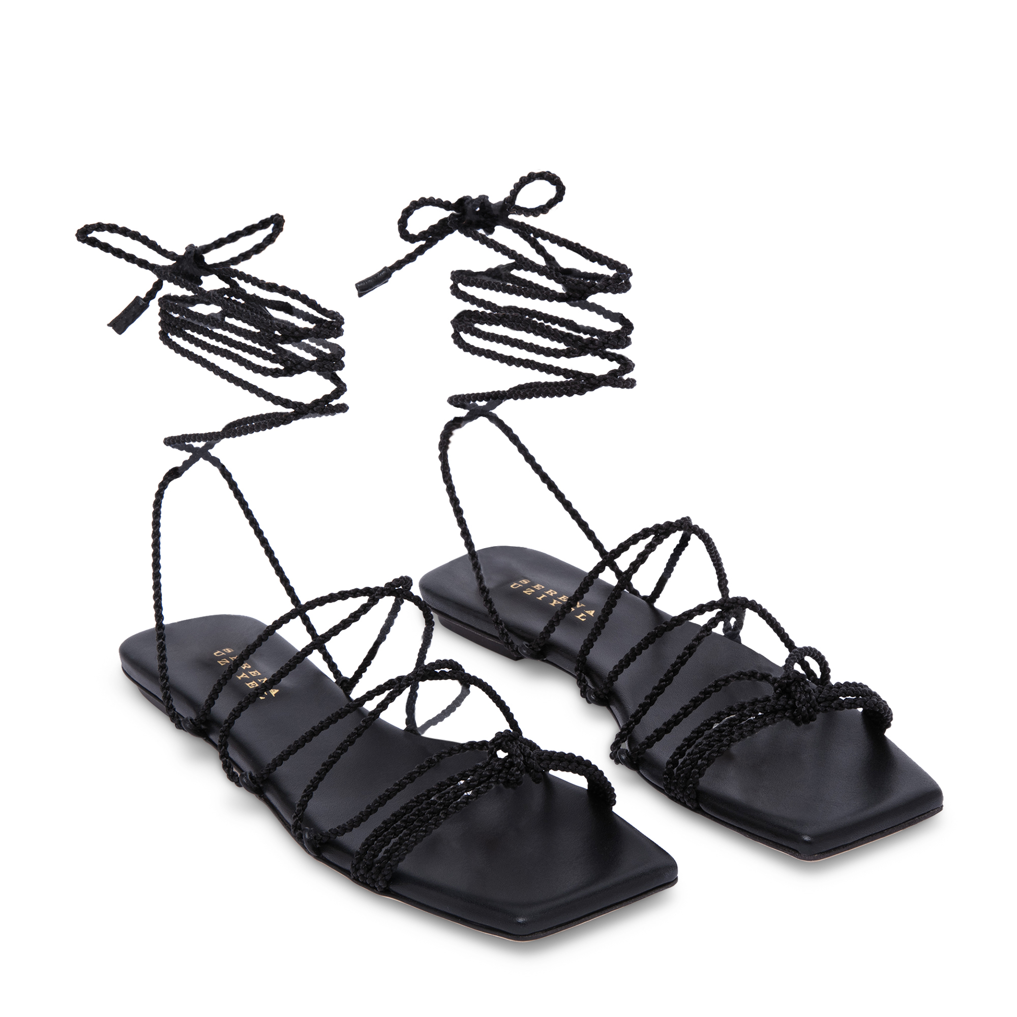 Ophilia flat sandals, Black