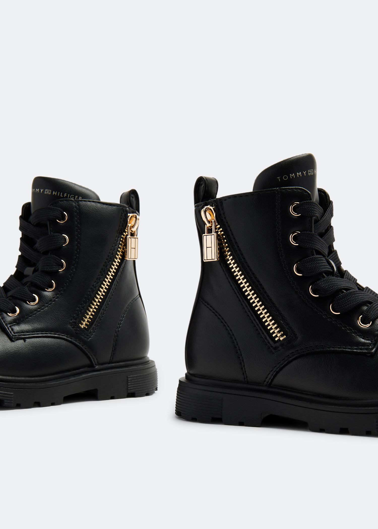Keta lace-up boots, Black