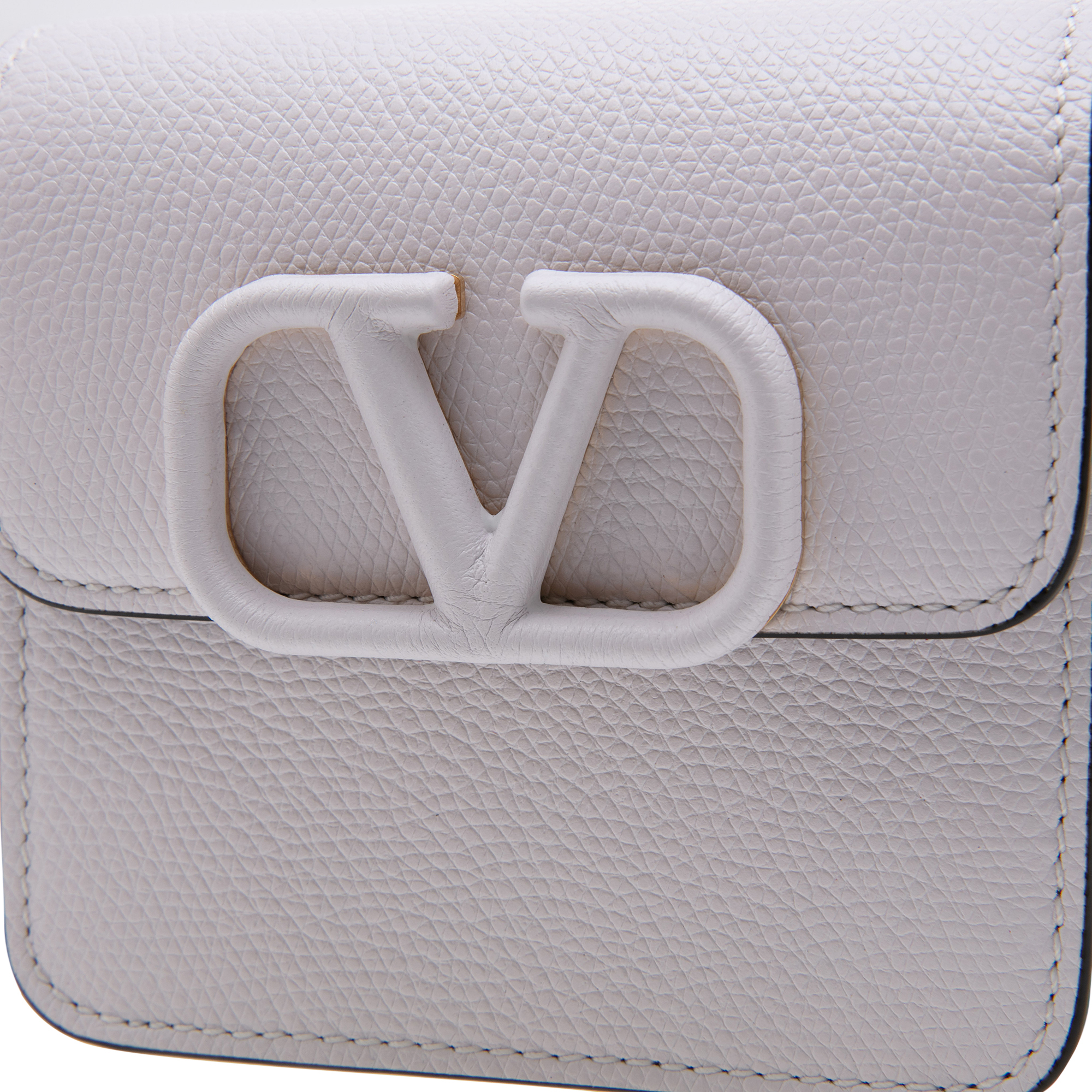 Vsling leather purse, White
