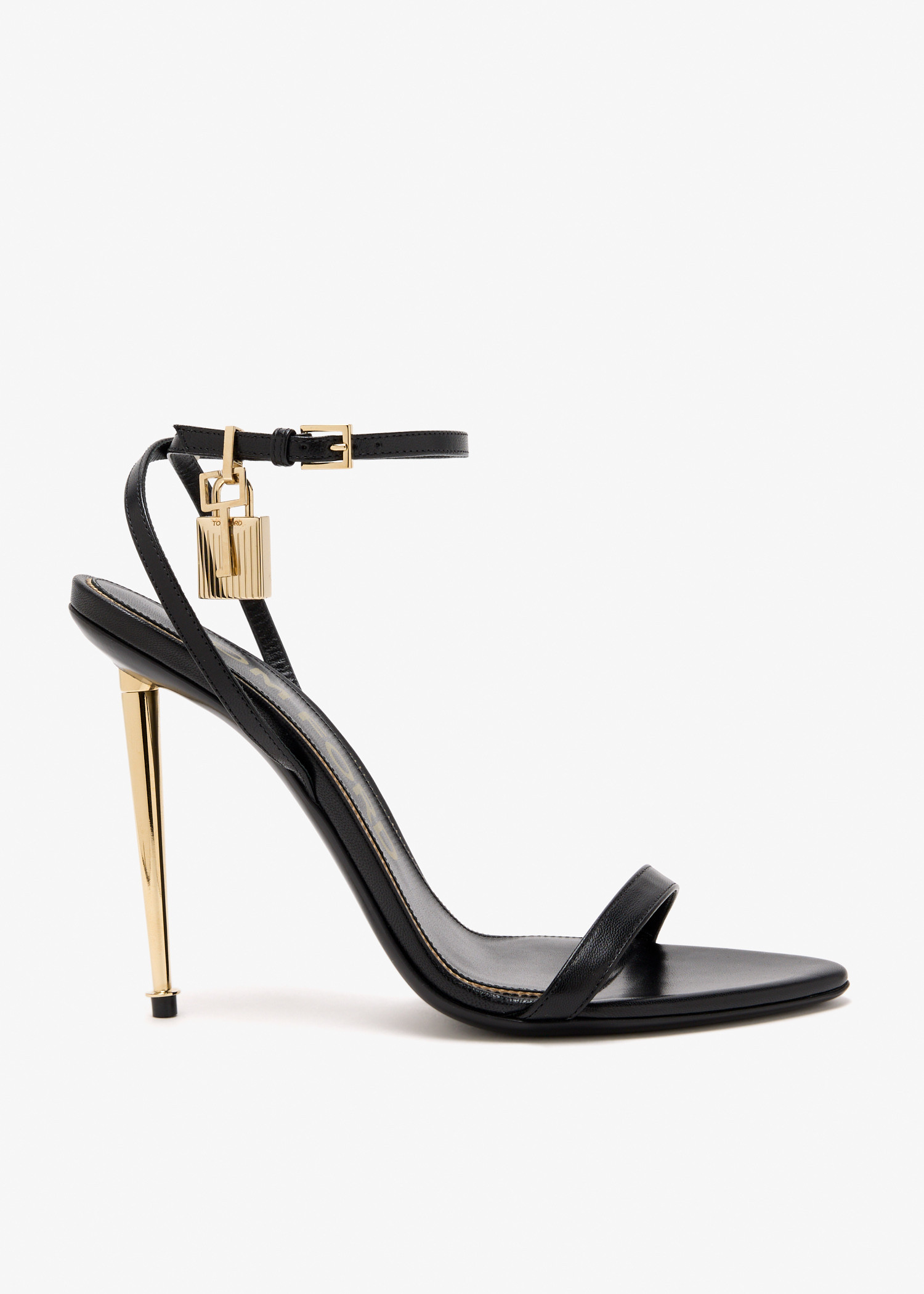 Padlock naked sandals, Black
Padlock naked sandals, Black