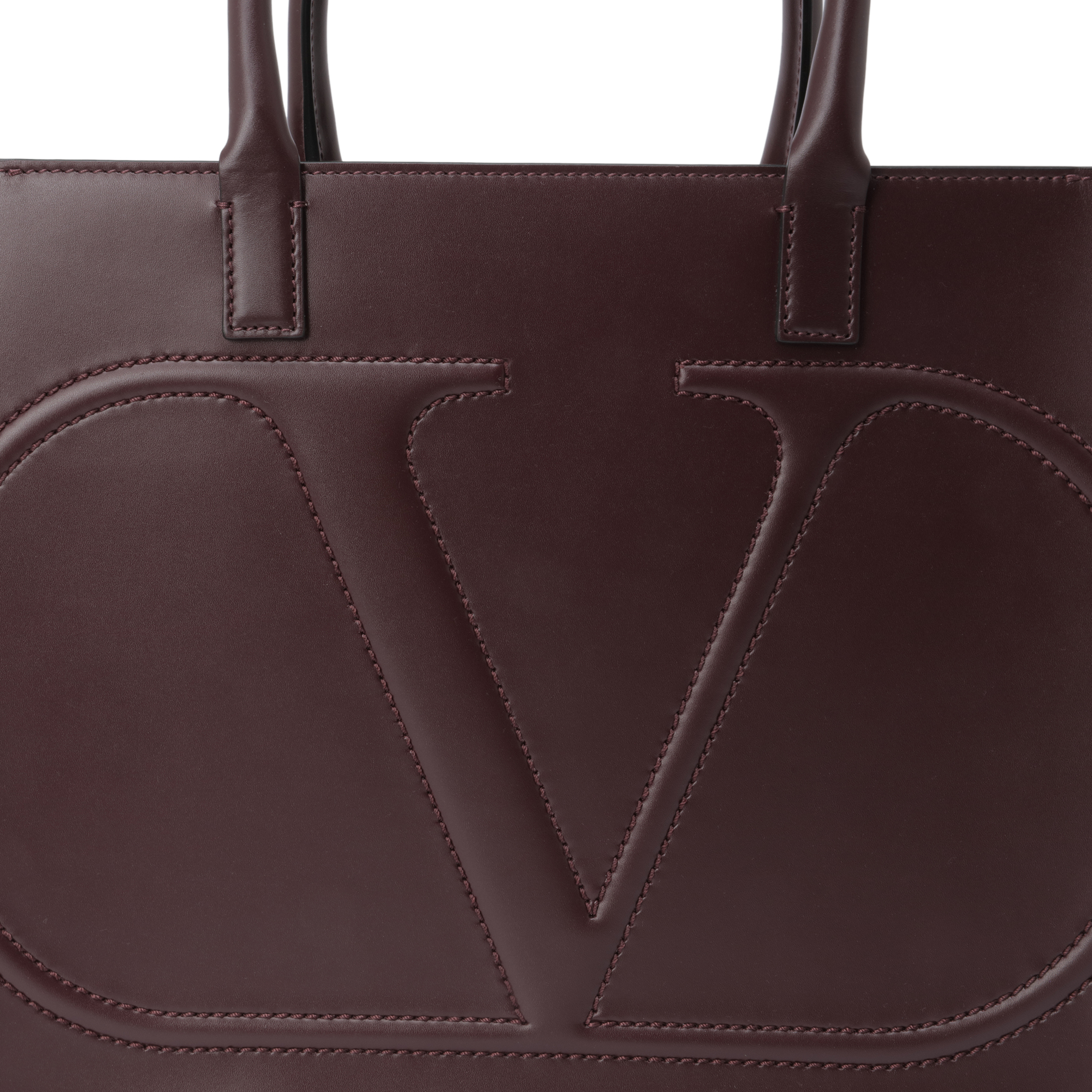 VLogo Walk tote bag, Burgundy