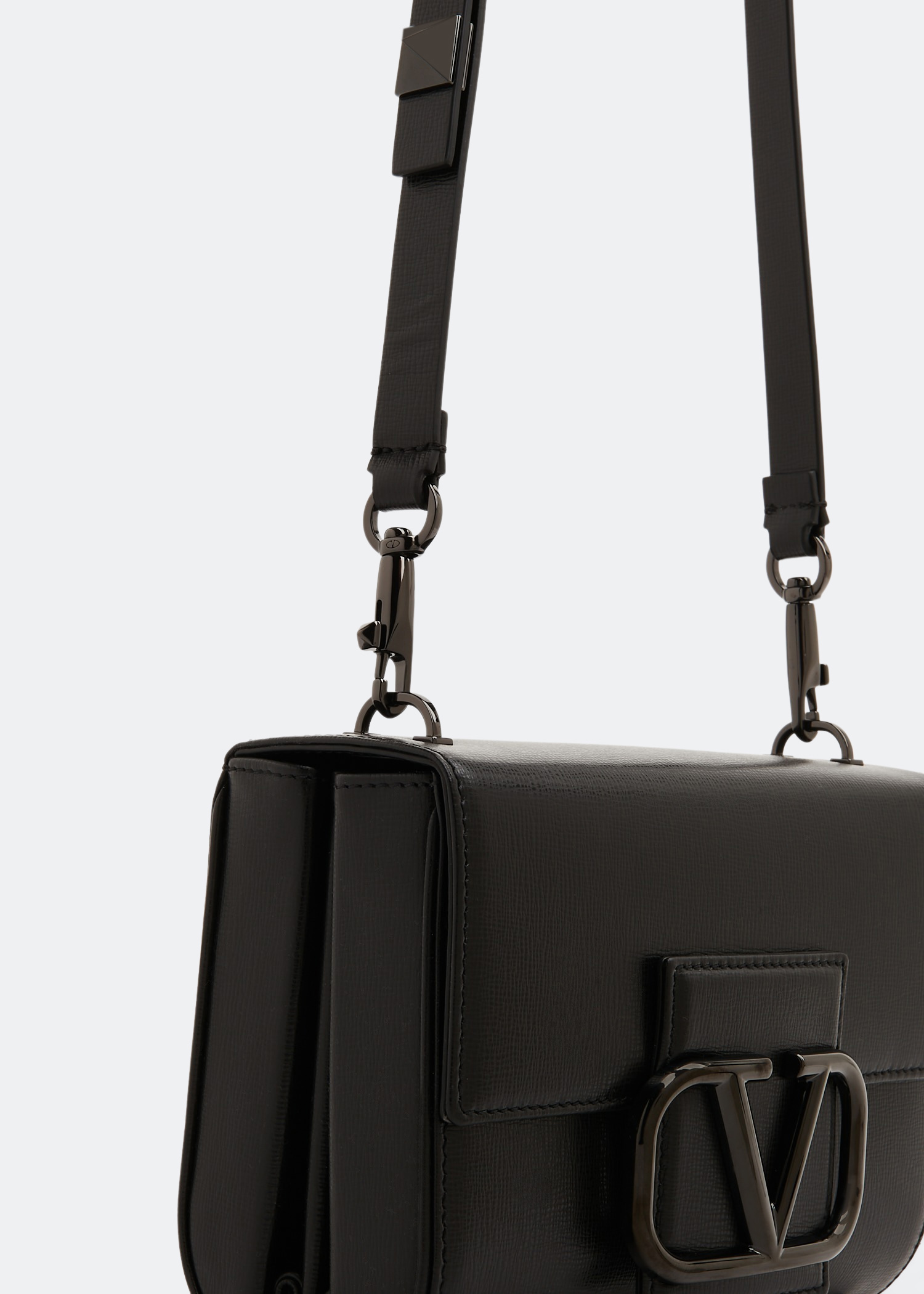 Stud Sign shoulder bag, Black